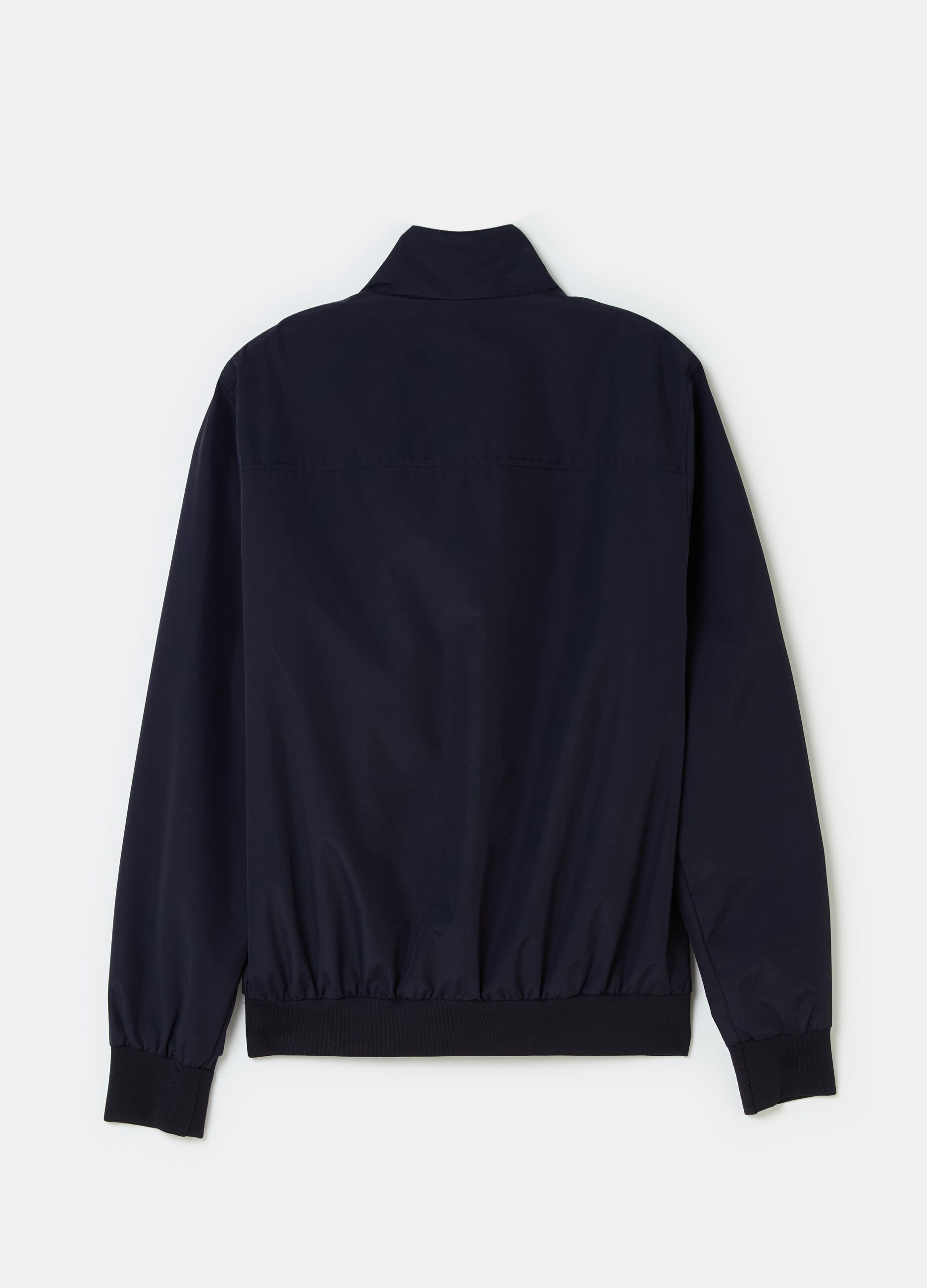 Full-zip bomber jacket with high neck_4