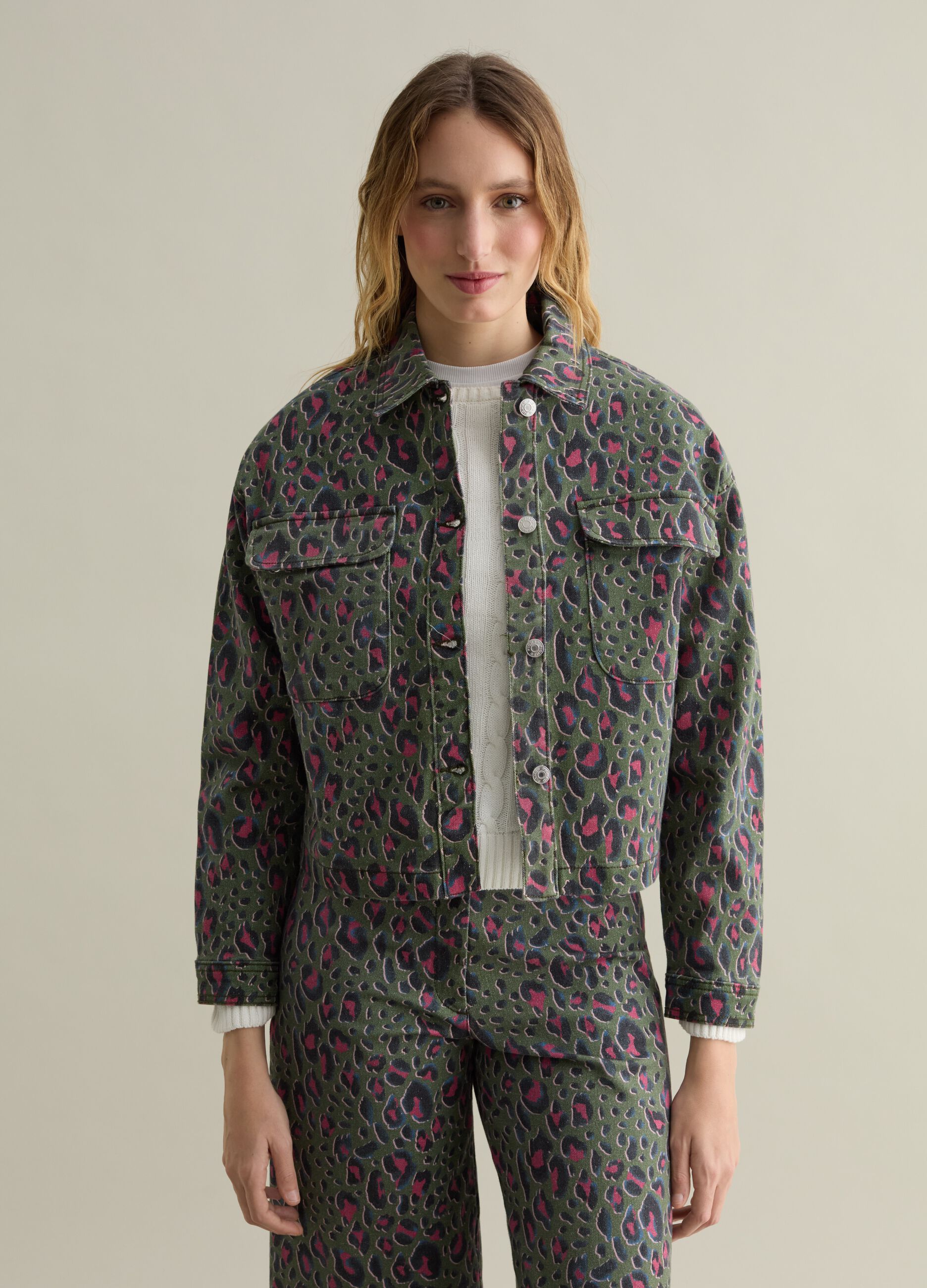 Sobrecamisa animal print