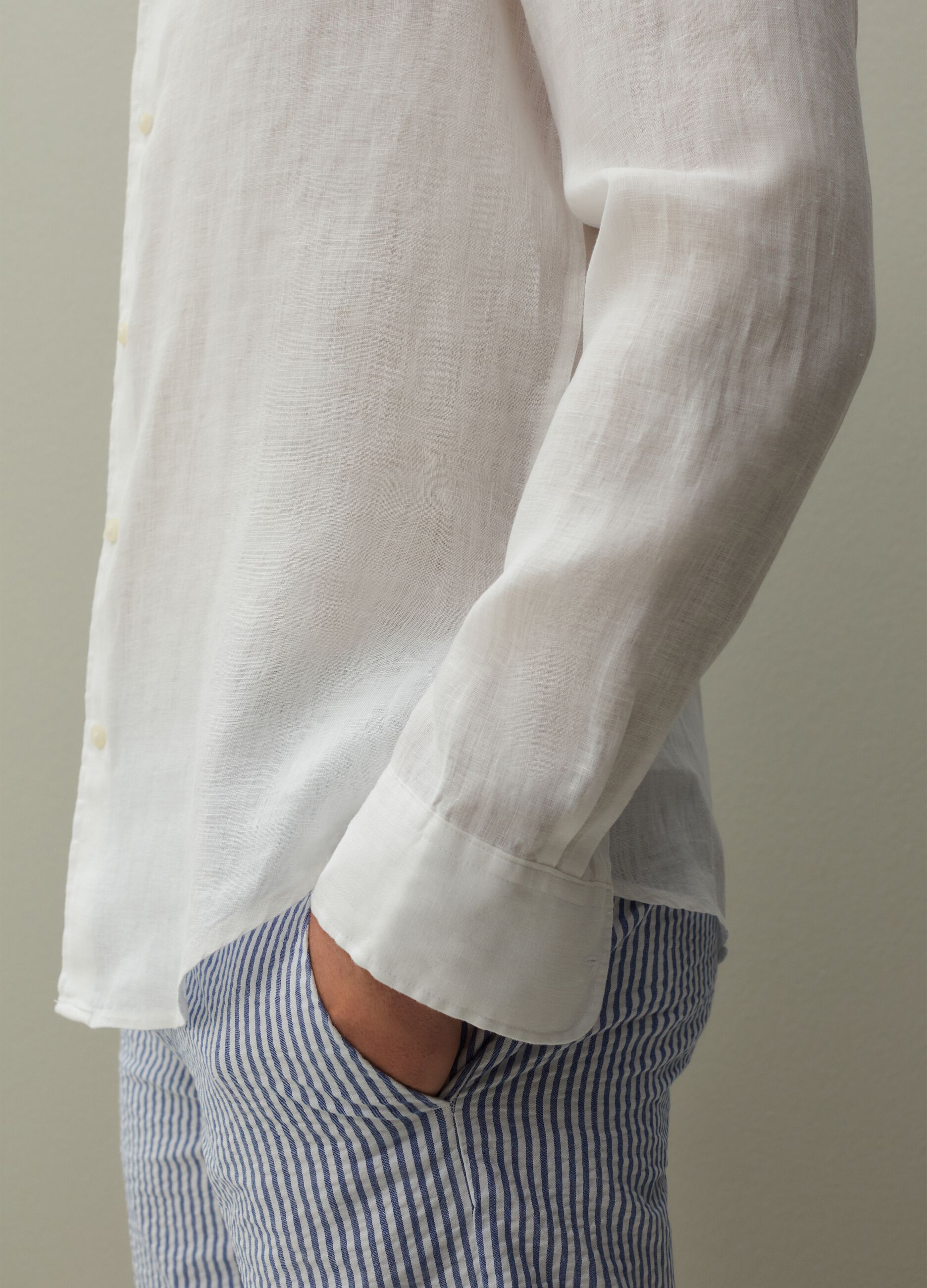 Regular-fit linen shirt_3