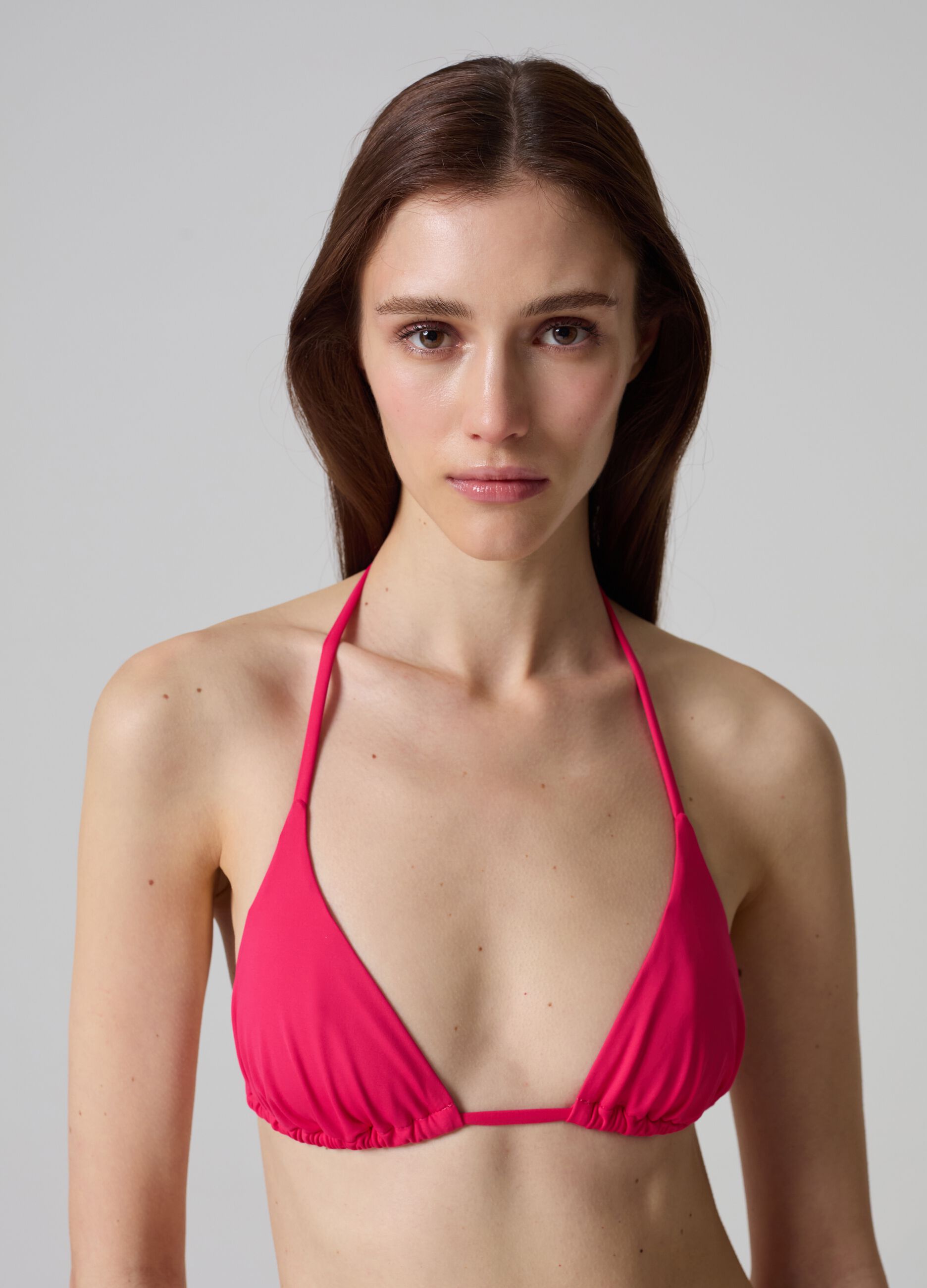 Top bikini de triángulo con cordones_1