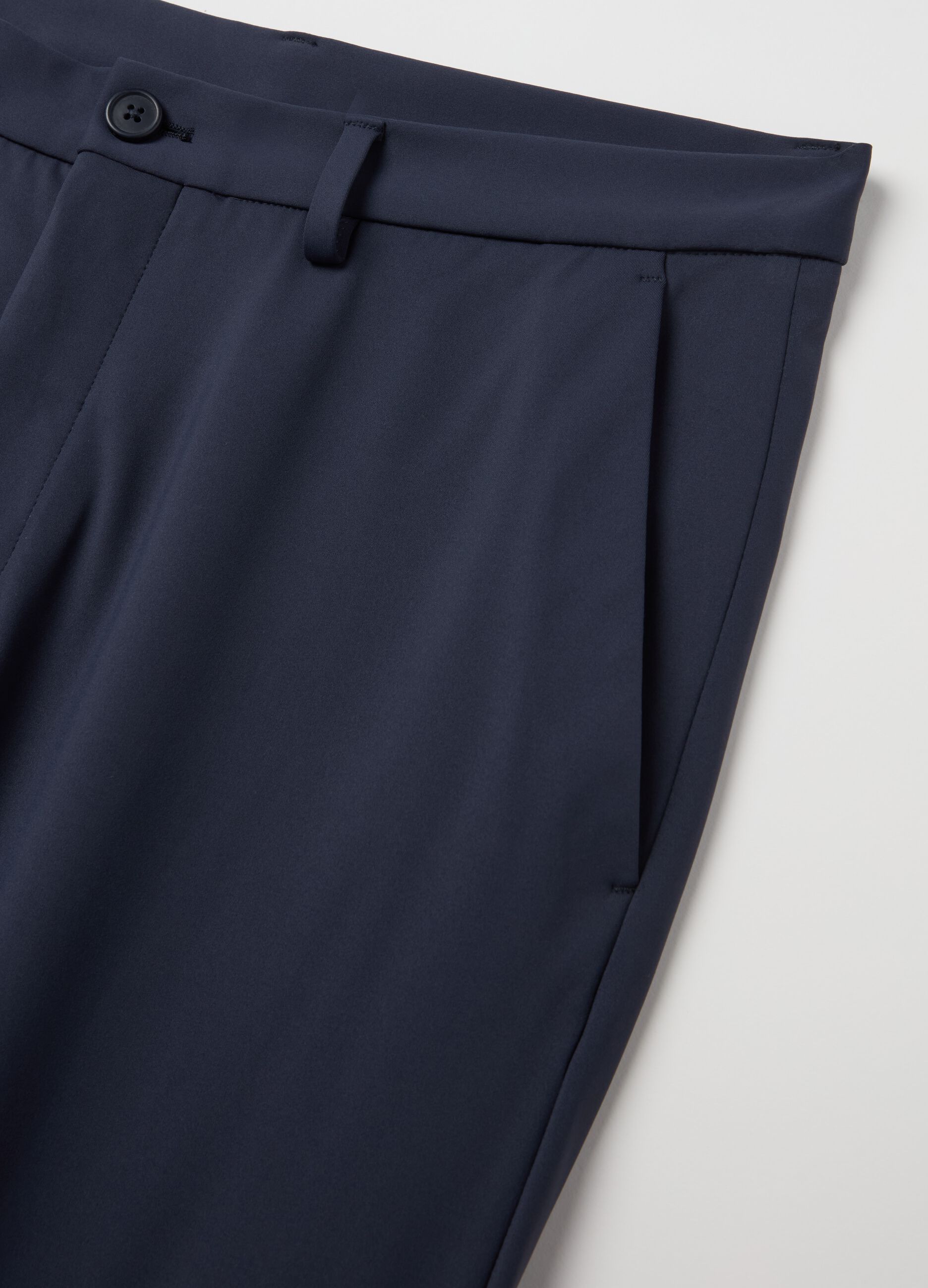 Chino trousers in technical fabric