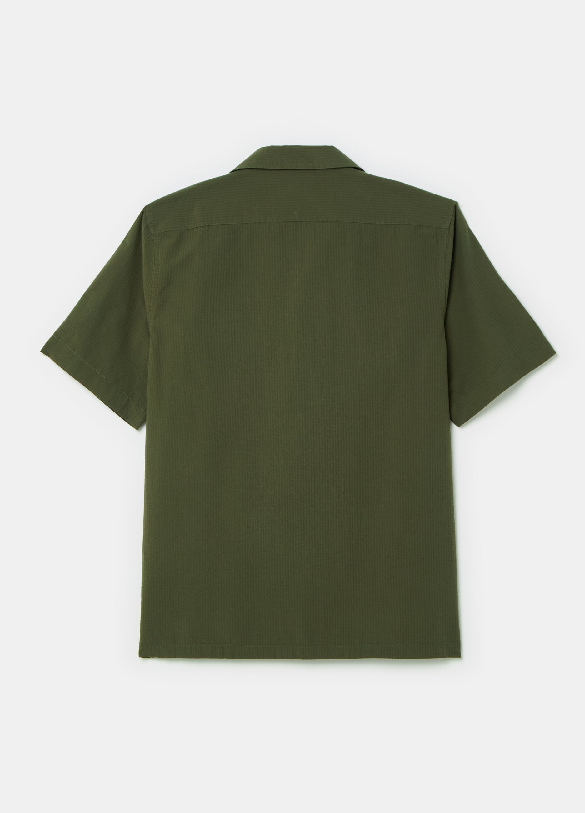 Camisa de manga corta de sirsaca con bolsillo_4