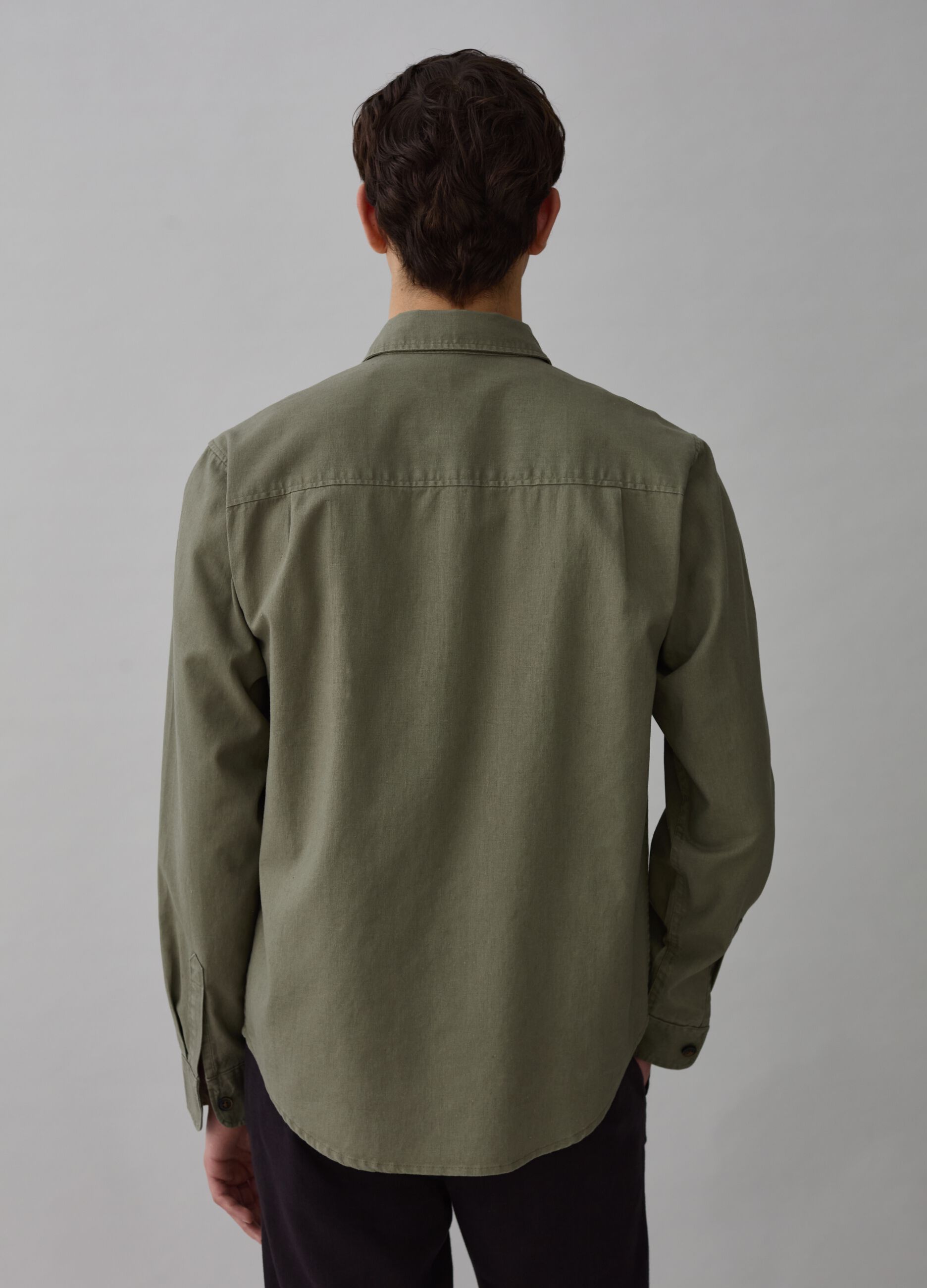 Sobrecamisa de lino y algodón_2