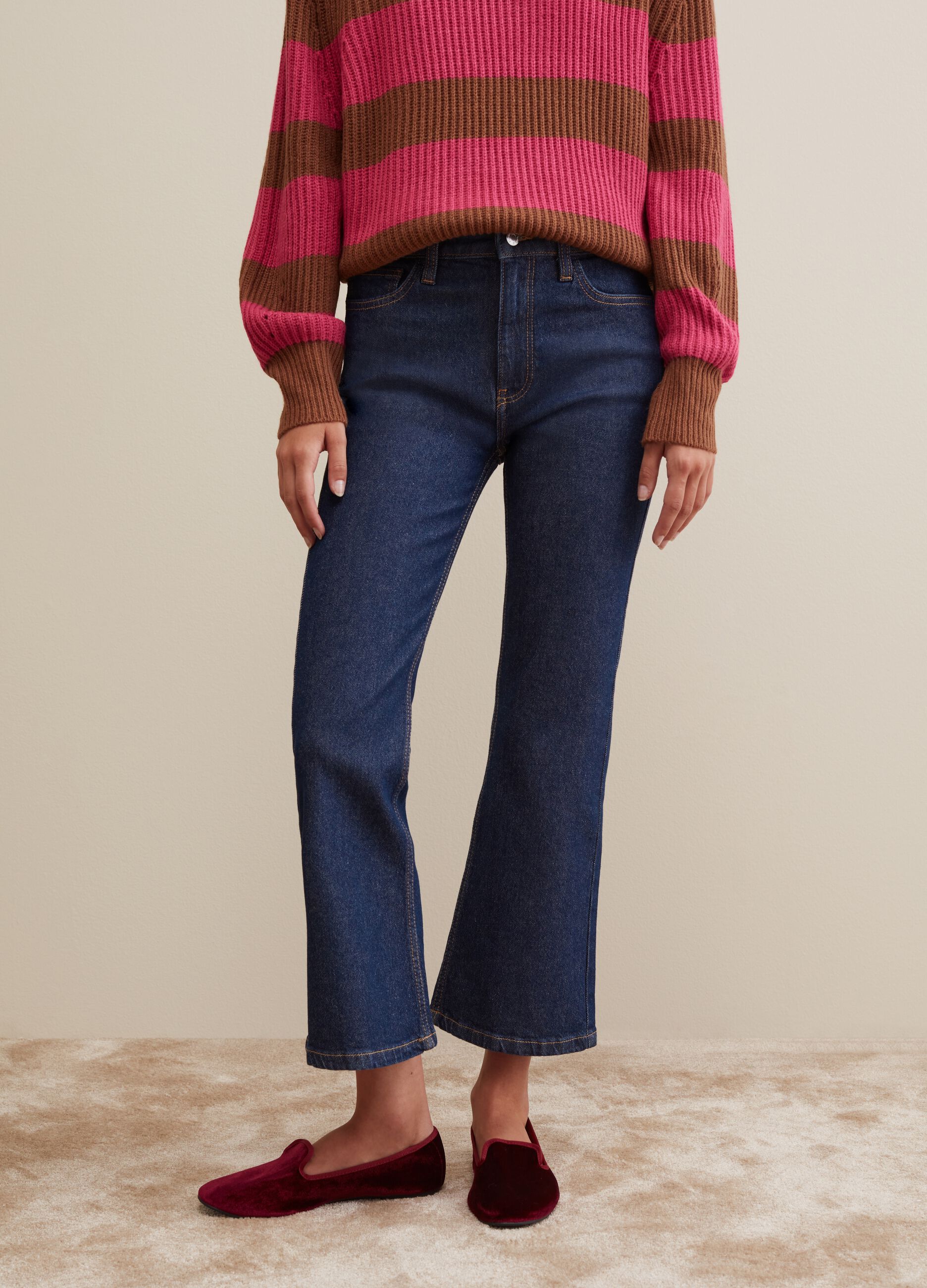 Women\'s Italian Leg More & Skinny, Jeans: | Wide PIOMBO