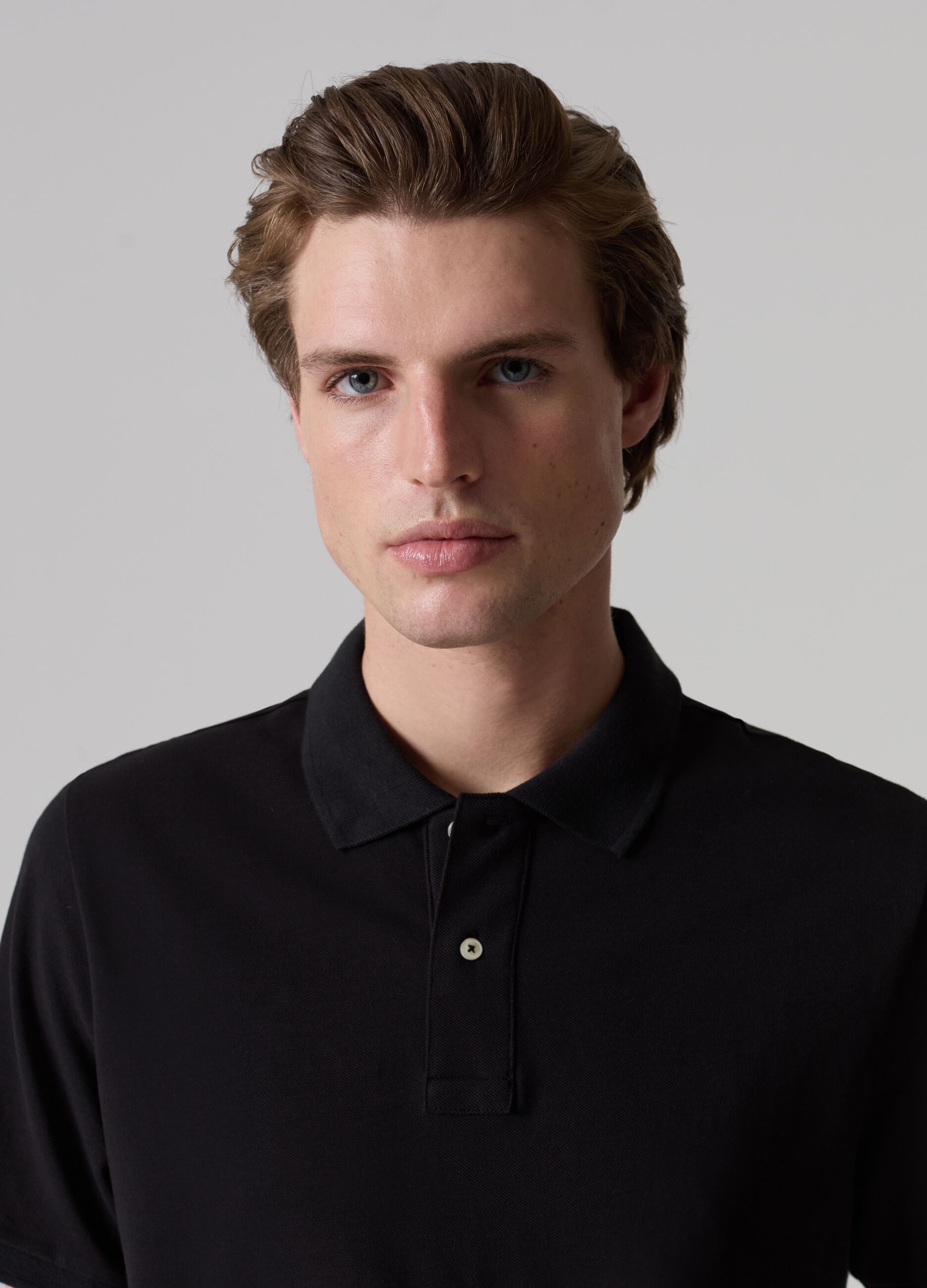 Supima cotton piquet polo shirt