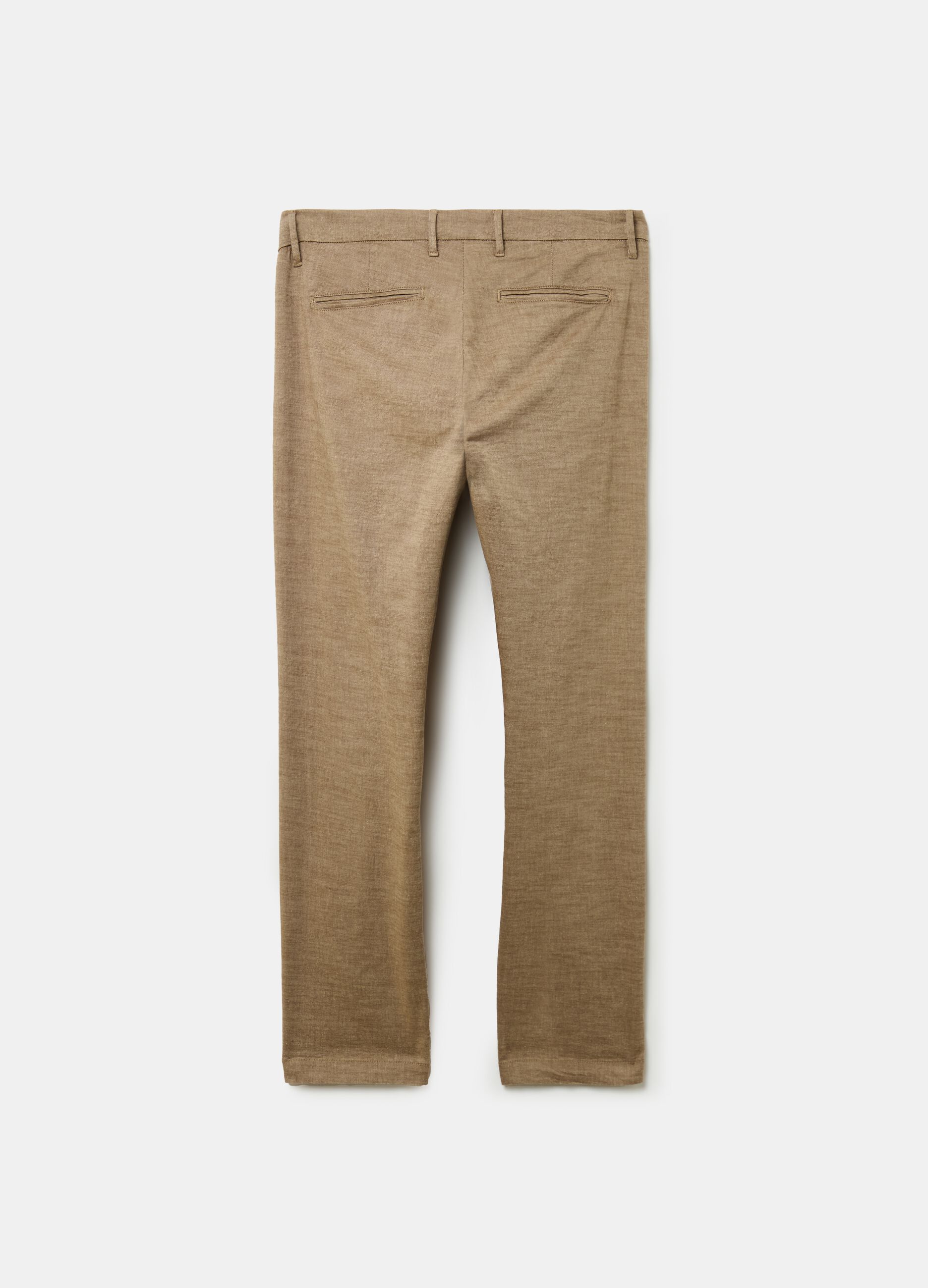 Yarn-dyed chino trousers_4