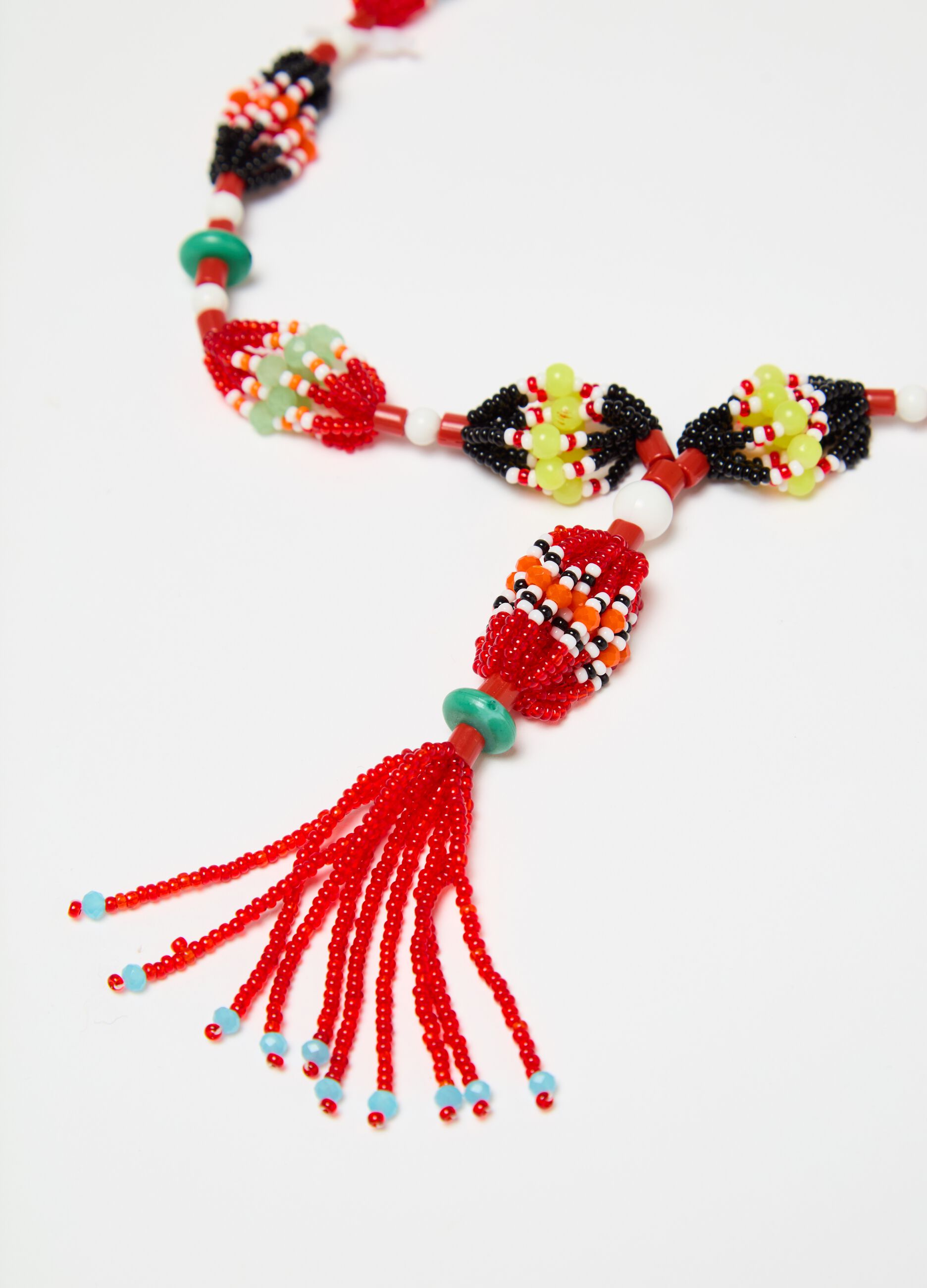 Multi-colour bead necklace_2