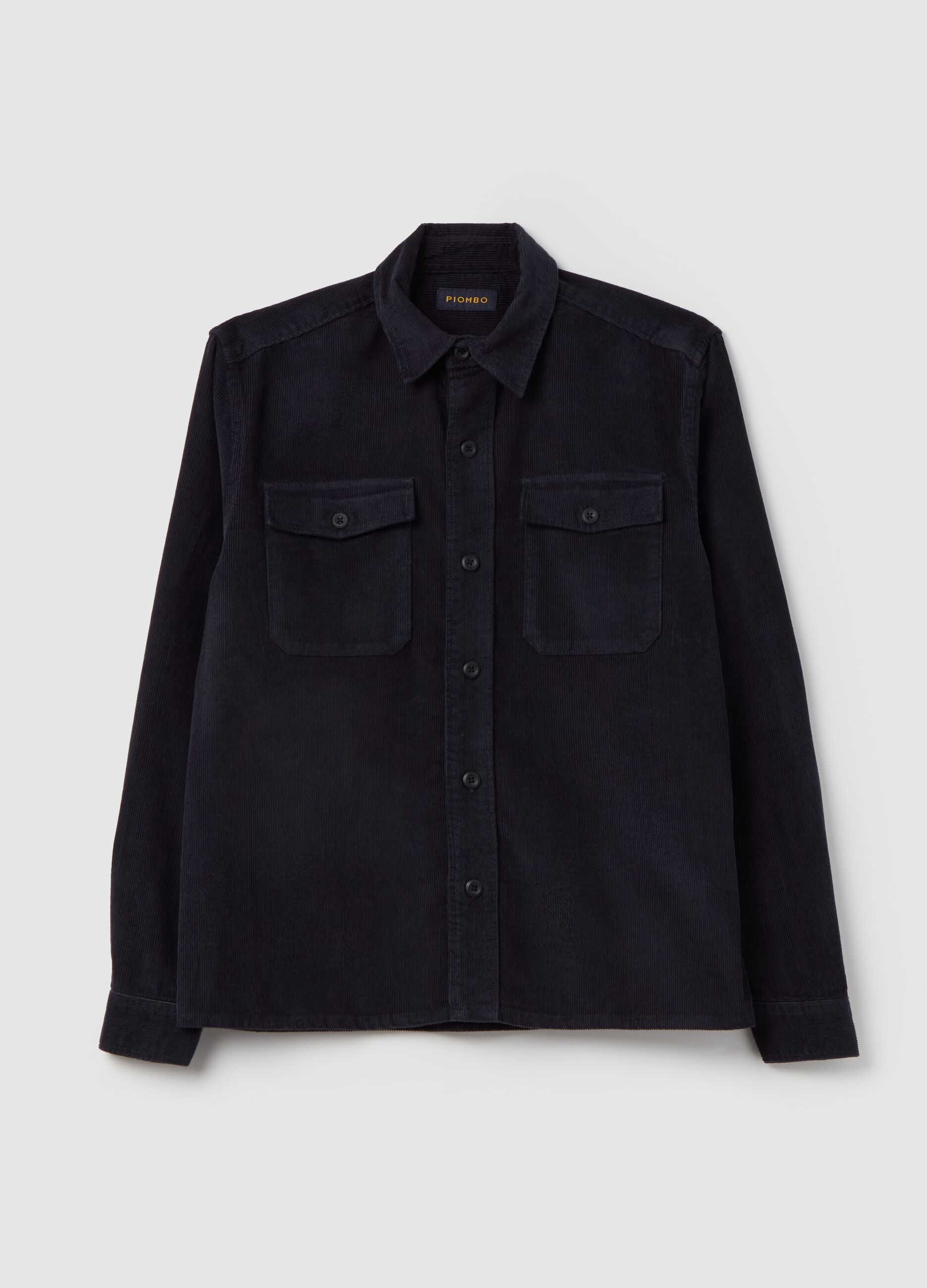 Man's Corduroy shirt with pockets | PIOMBO