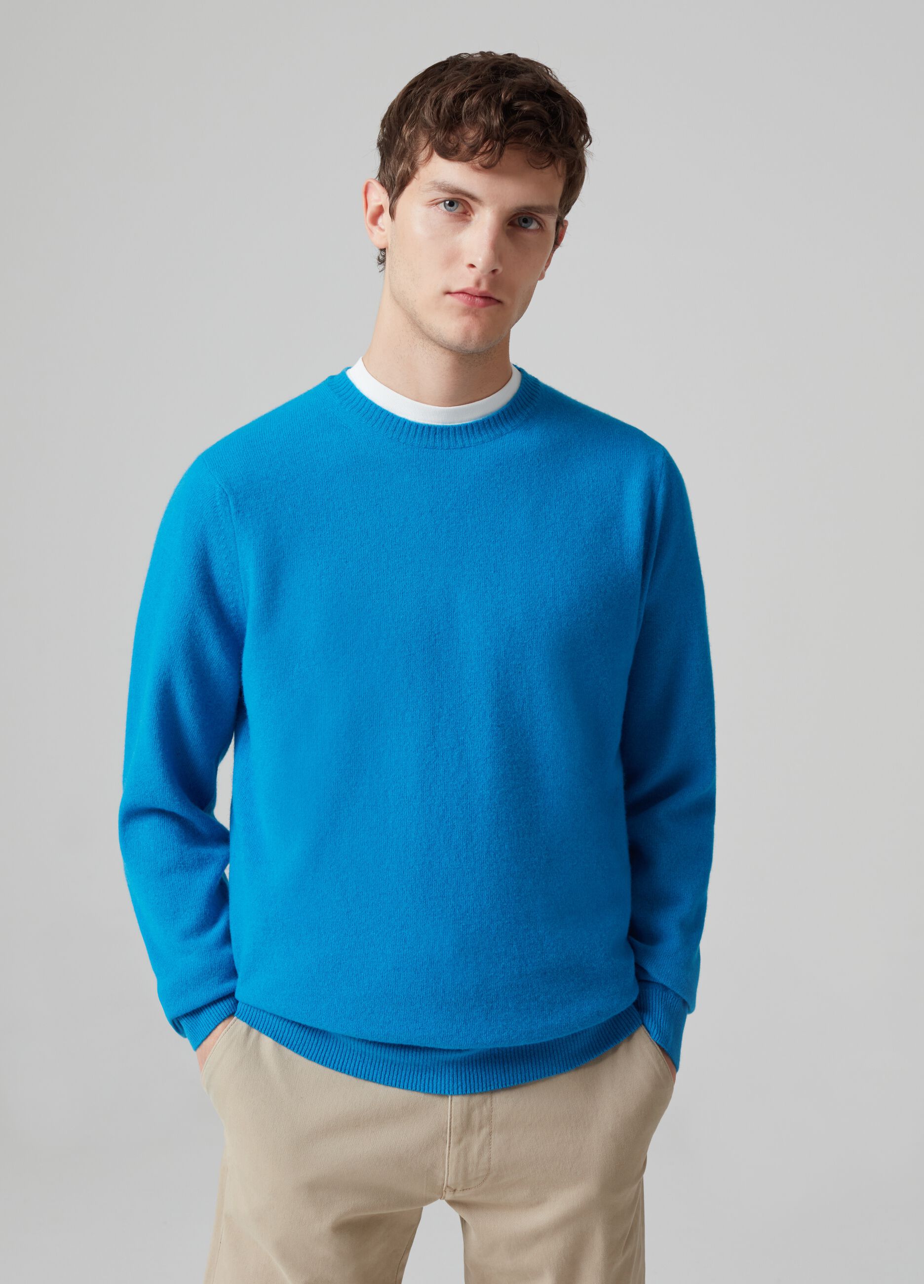 Lambswool crew online neck jumper