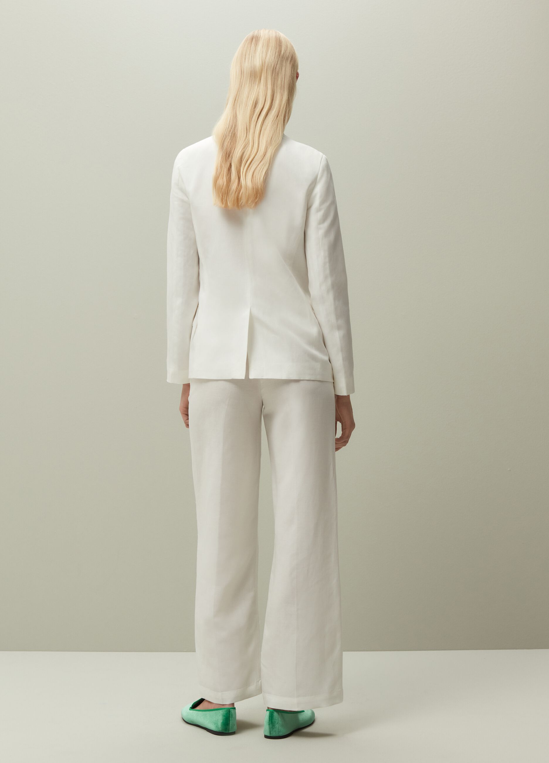 Palazzo trousers in linen and Lyocell_2