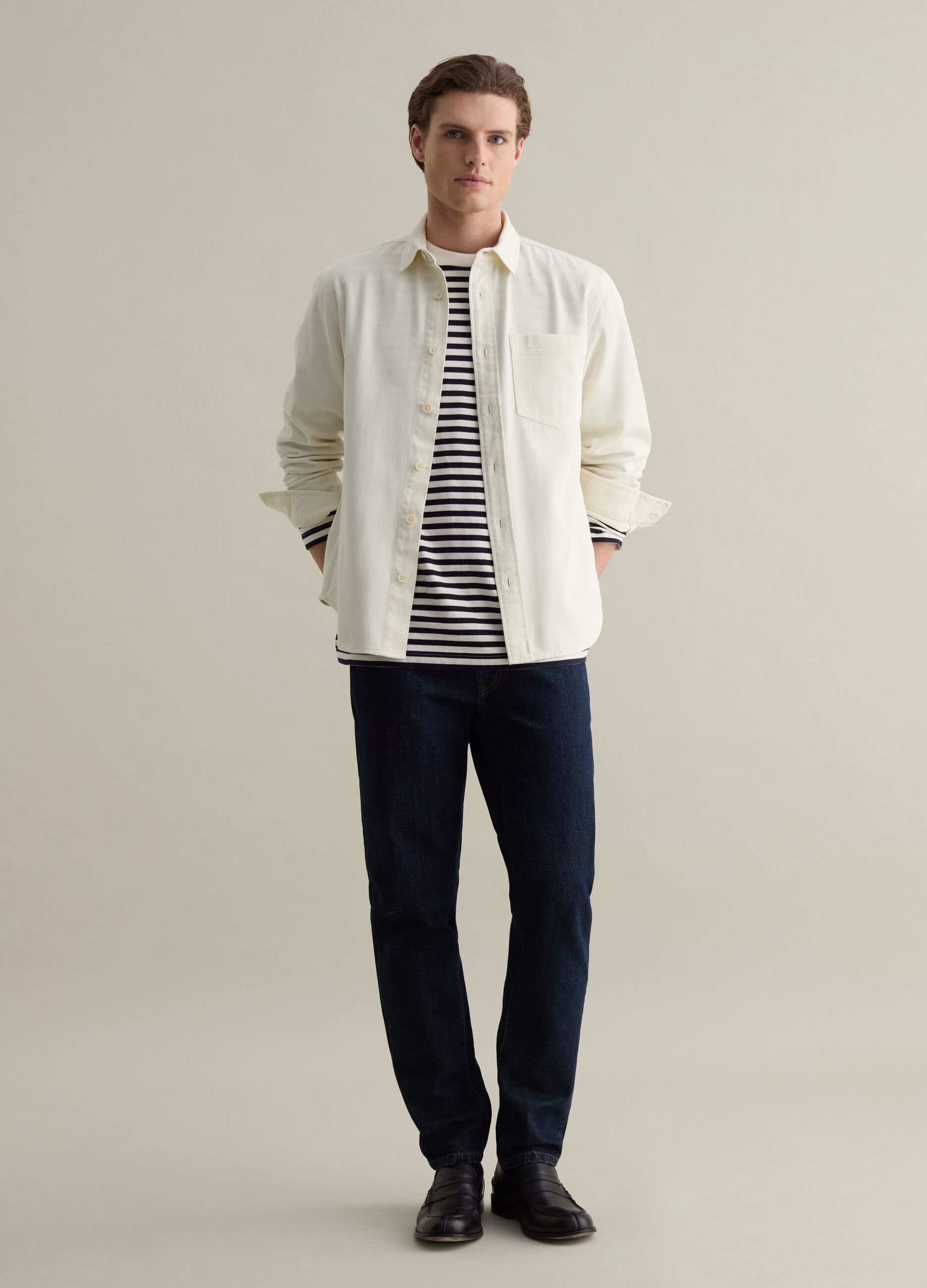 Cotton shacket