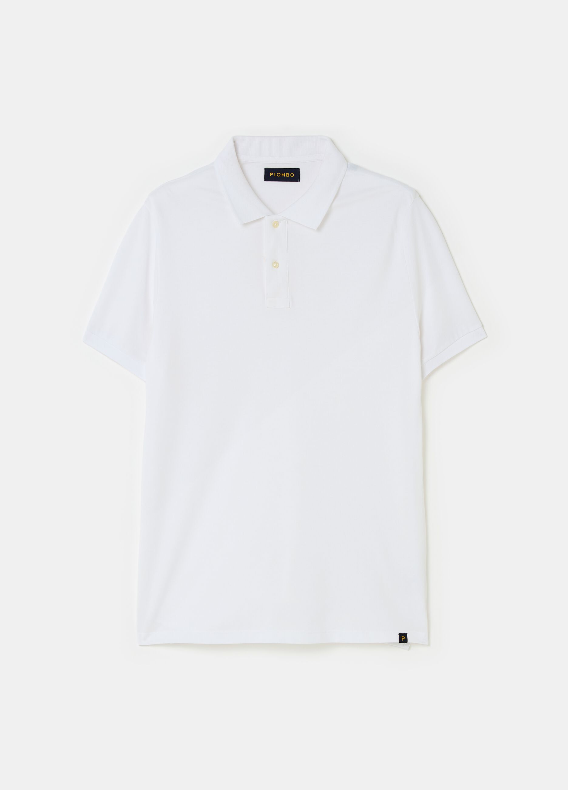 Supima cotton piquet polo shirt