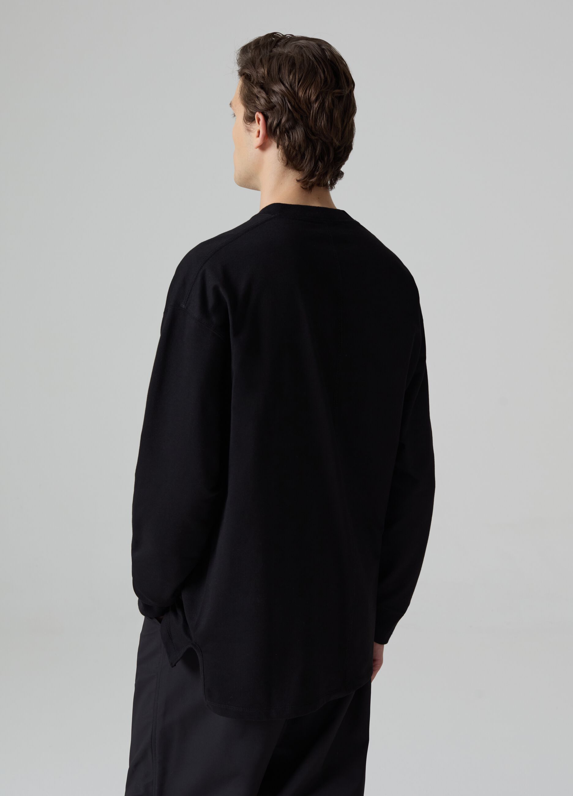 Selection sweatshirt with round neck and pocket