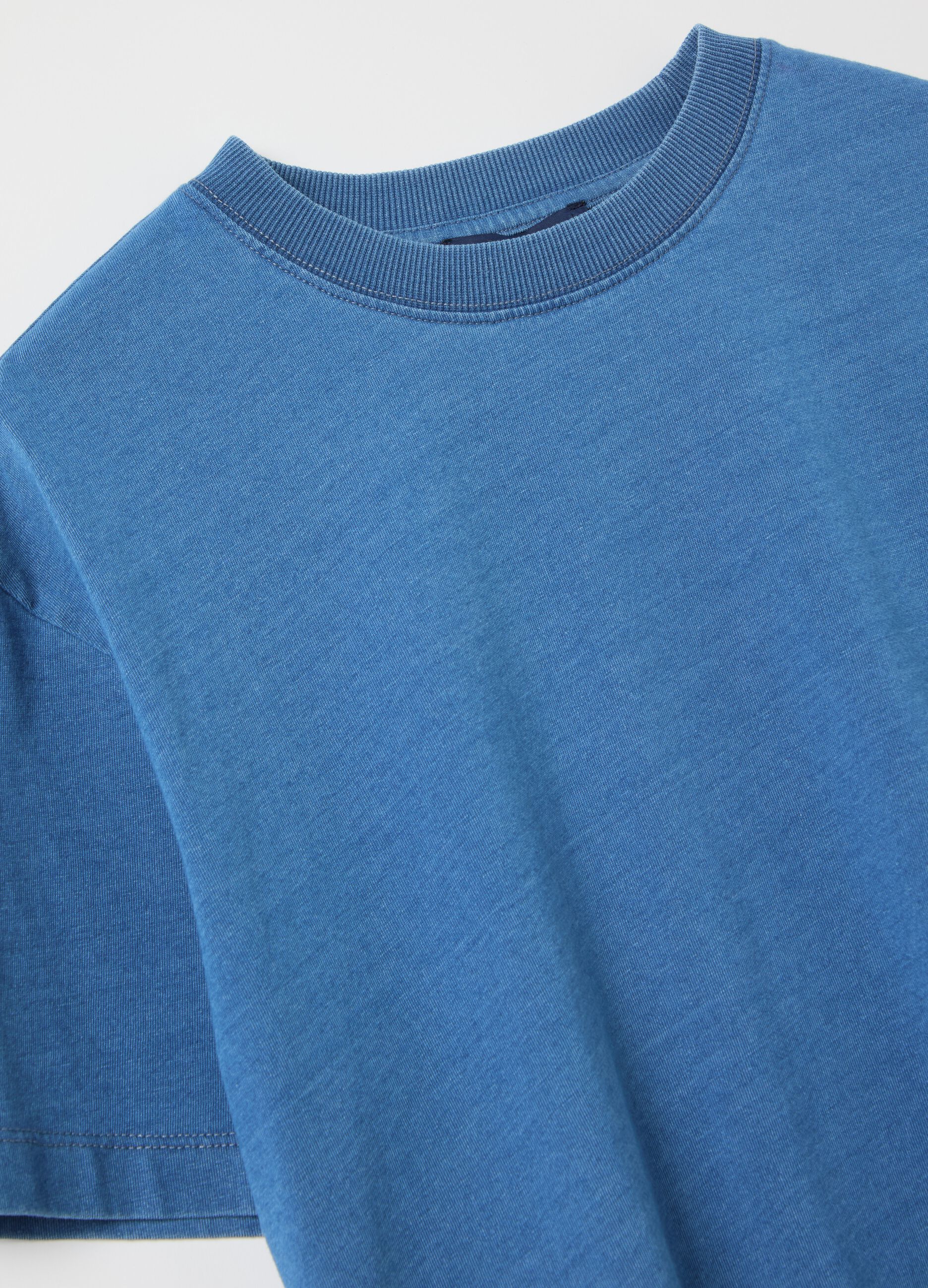 Boxy-fit T-shirt in cotton