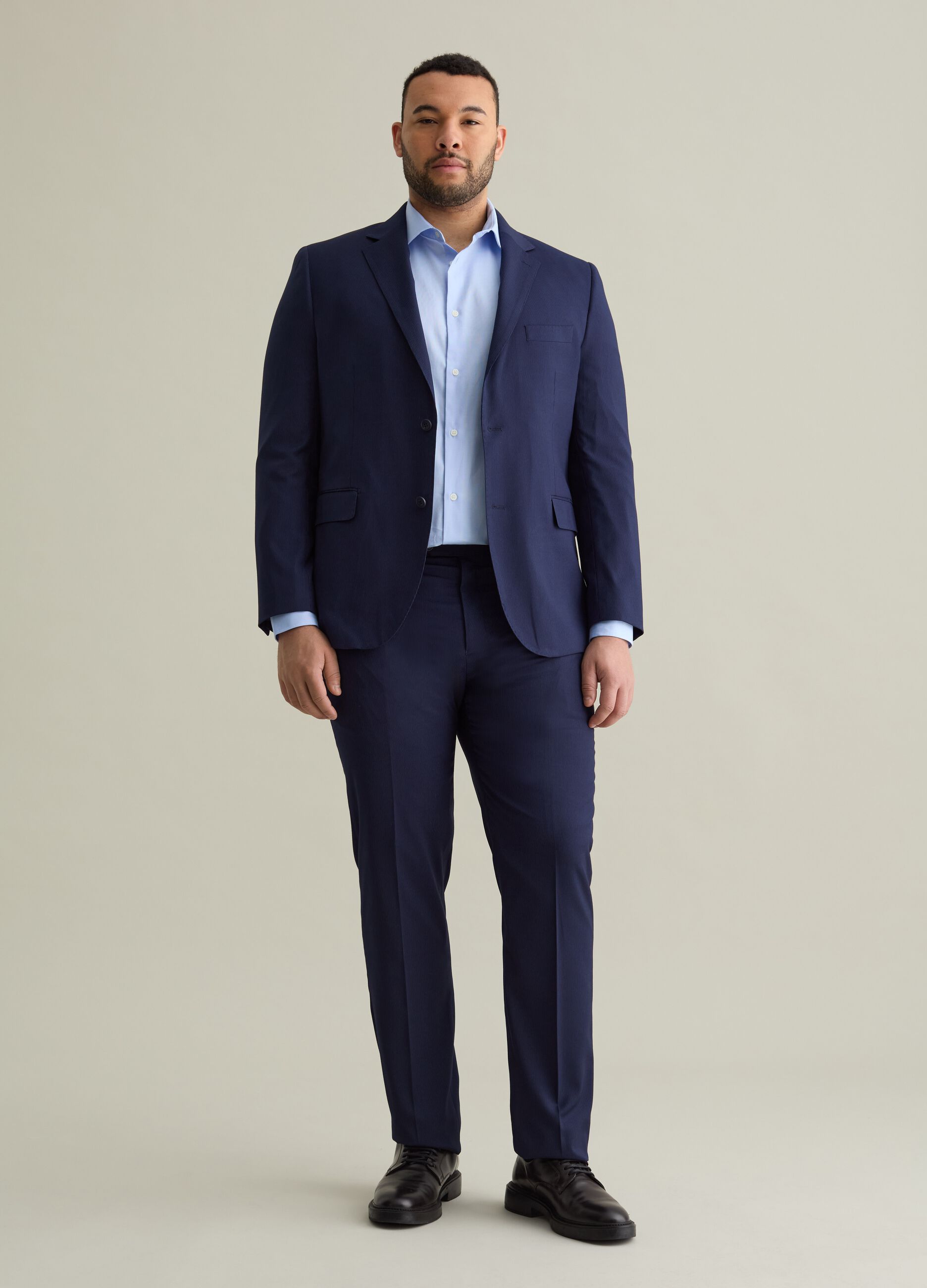 Blazer regular fit en mezcla viscosa