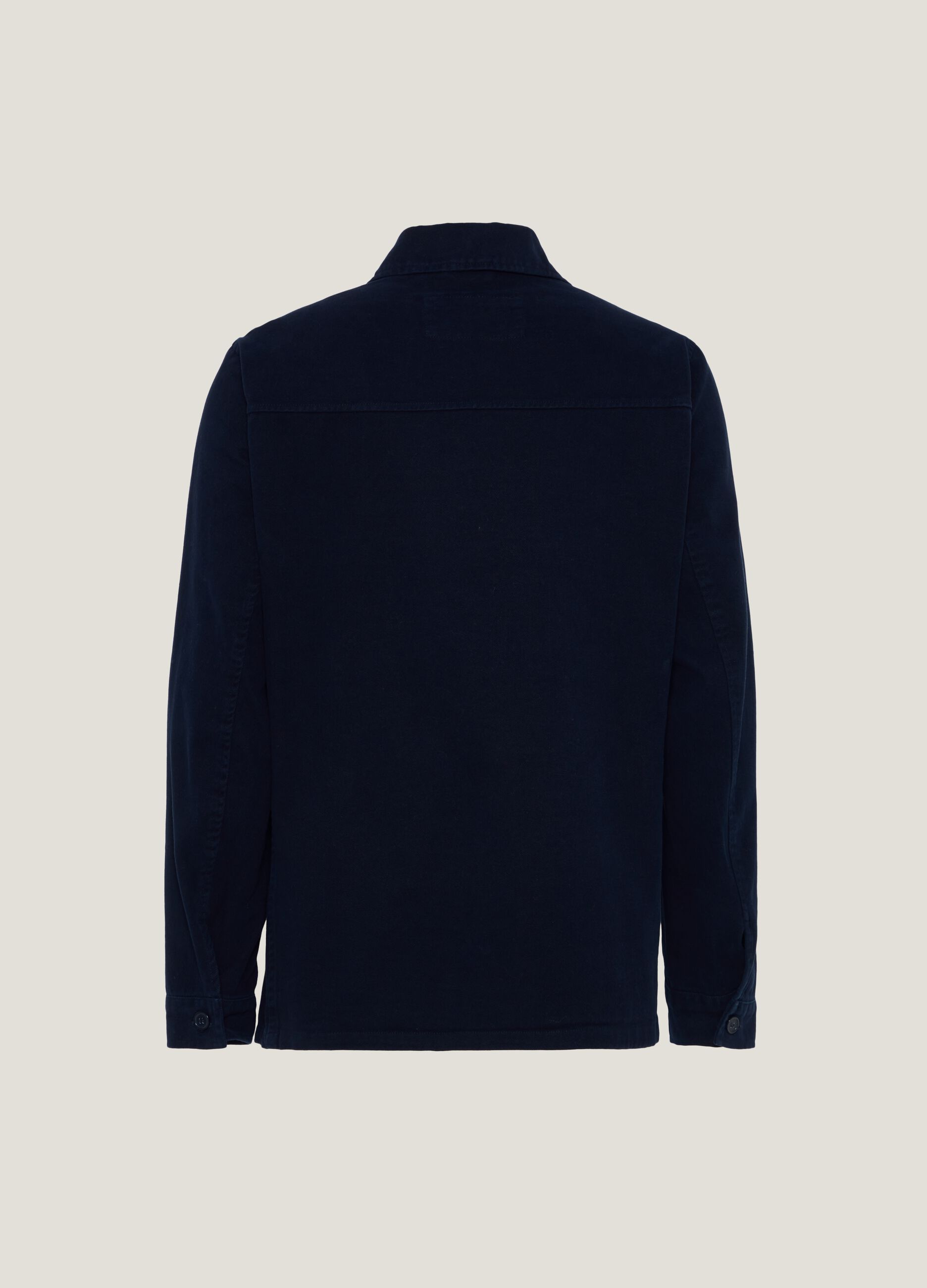 Sobrecamisa de algodón con bolsillos
