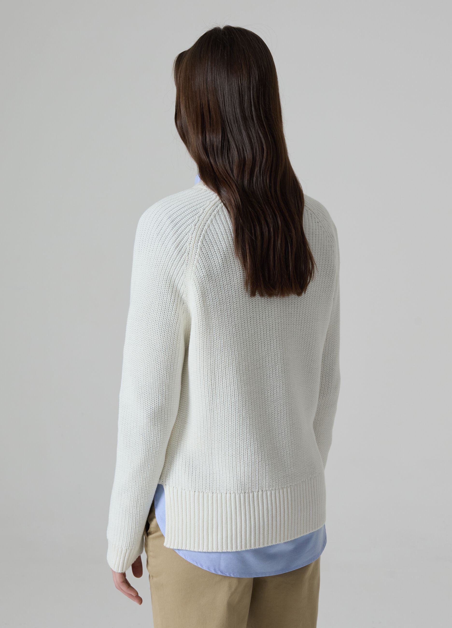 Ribbed pullover with raglan sleeves_1