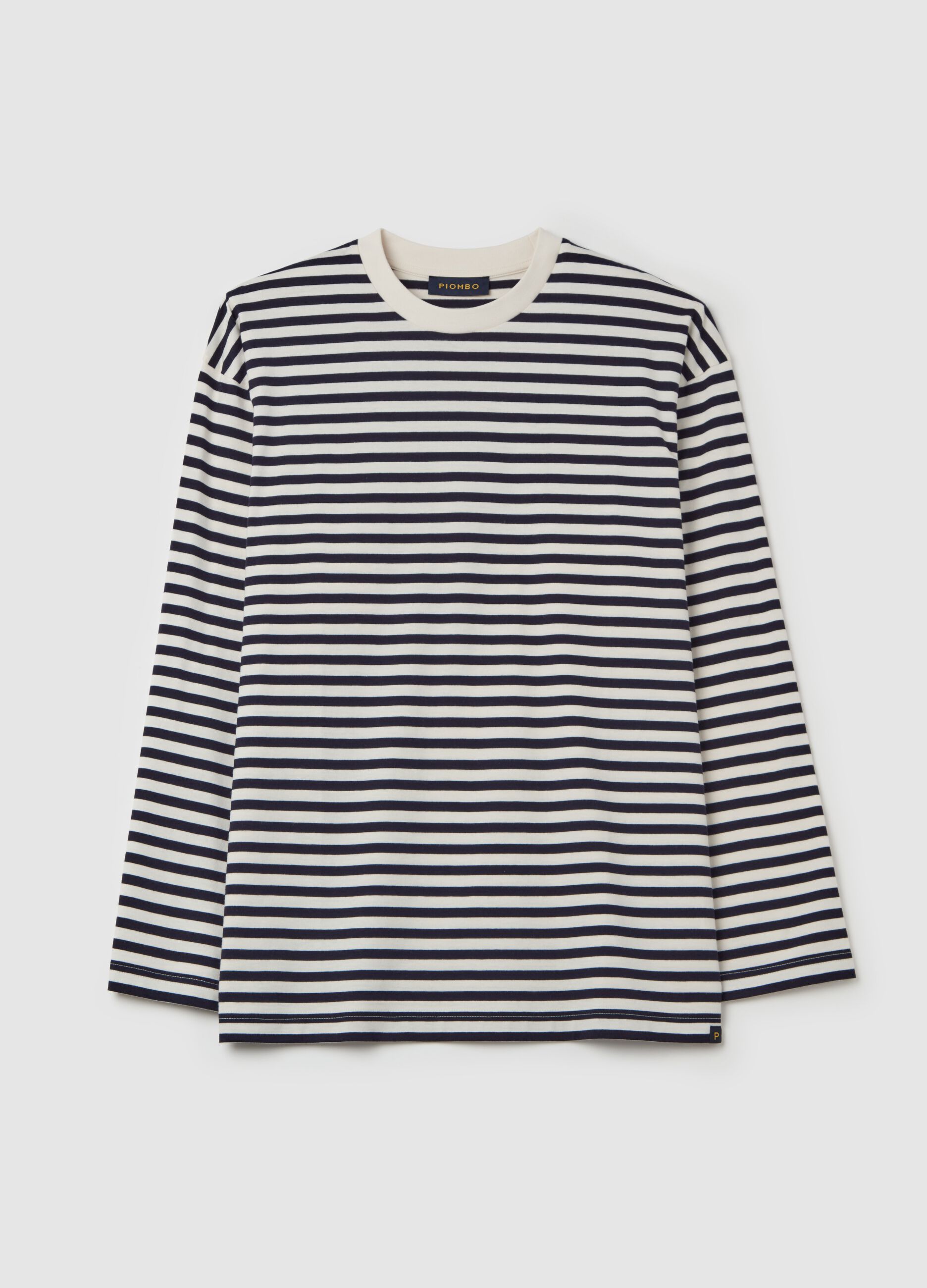 Boxy-fit striped T-shirt