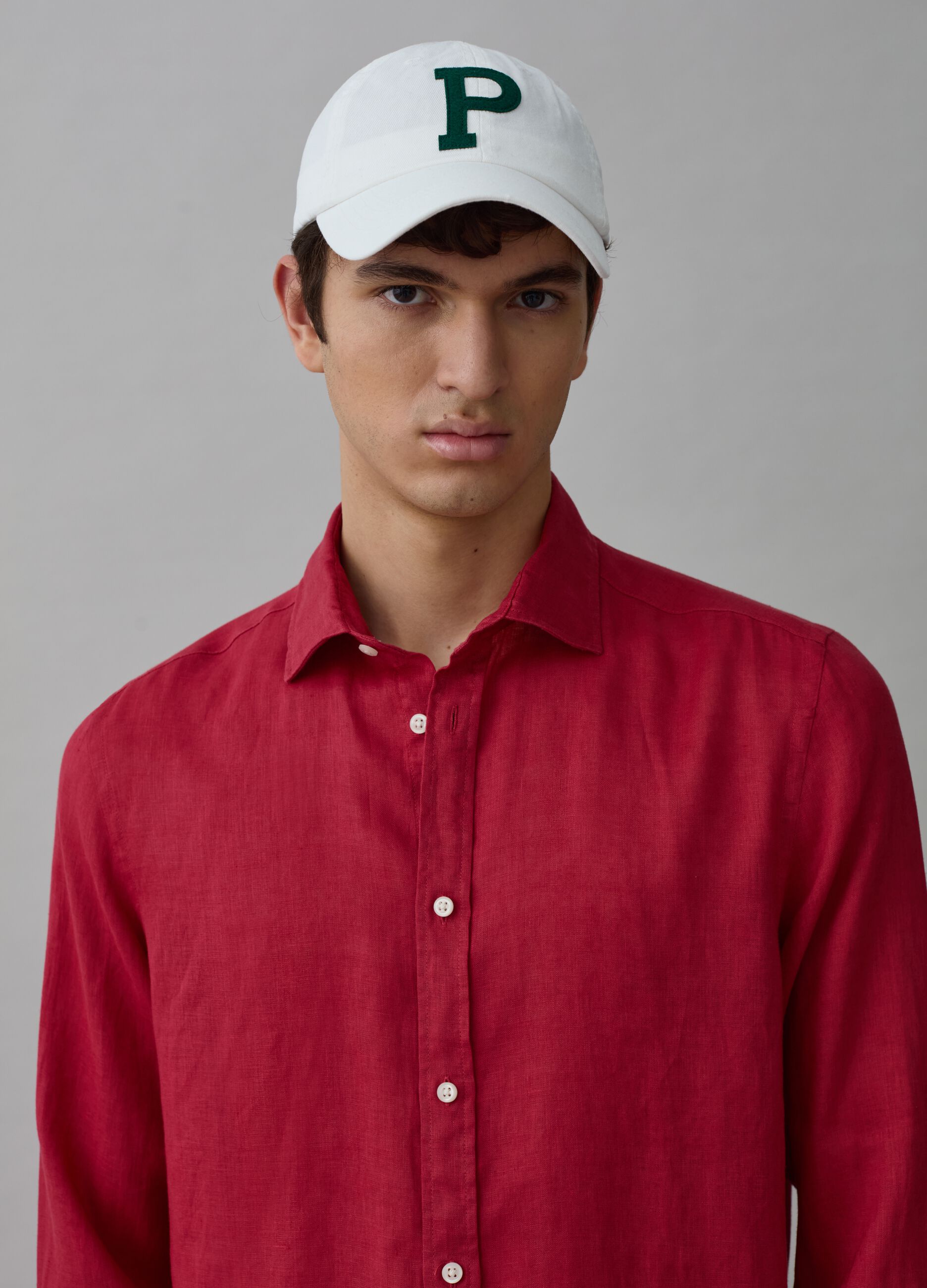 Regular-fit shirt in linen_0