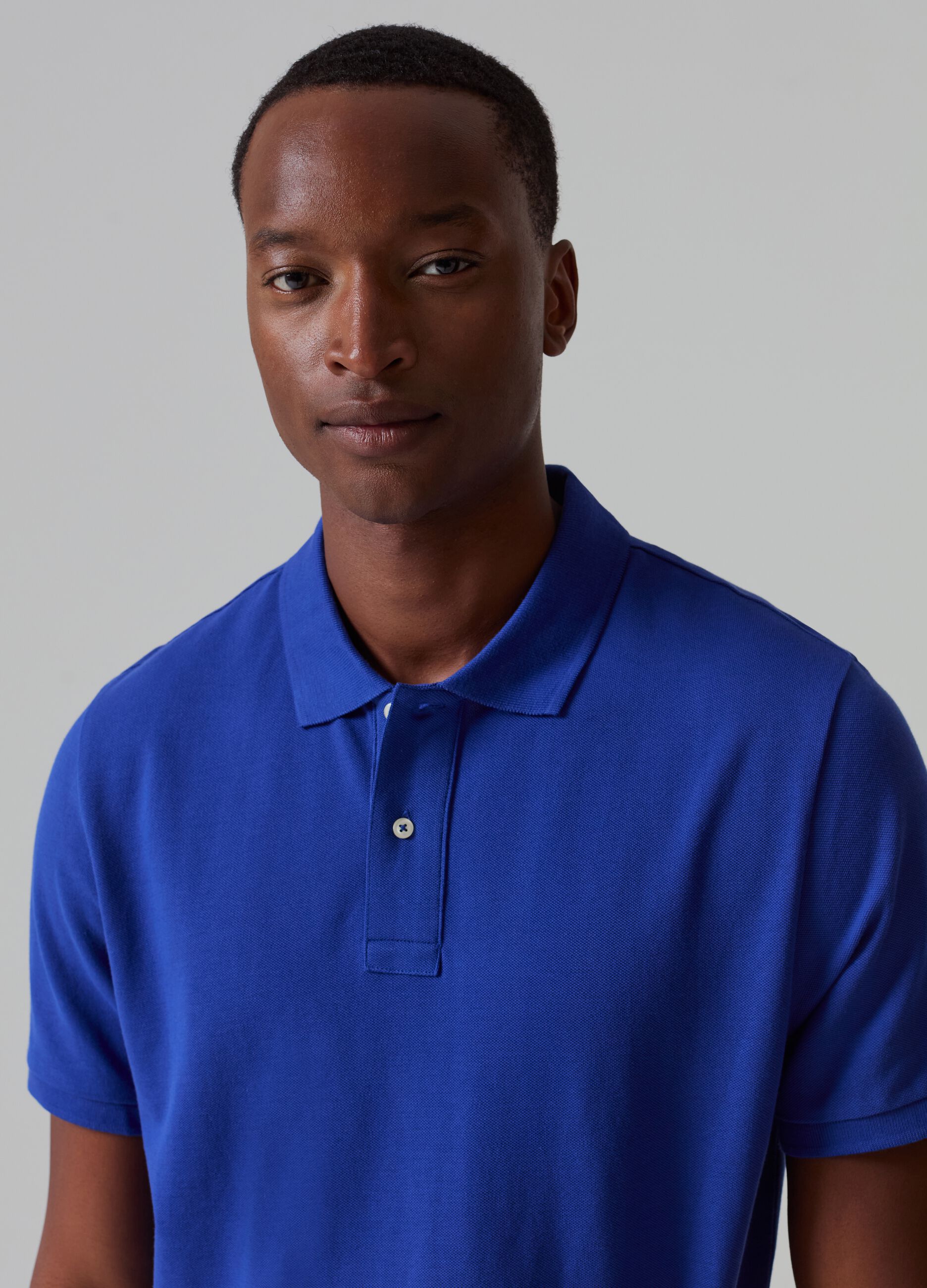 Supima cotton piquet polo shirt