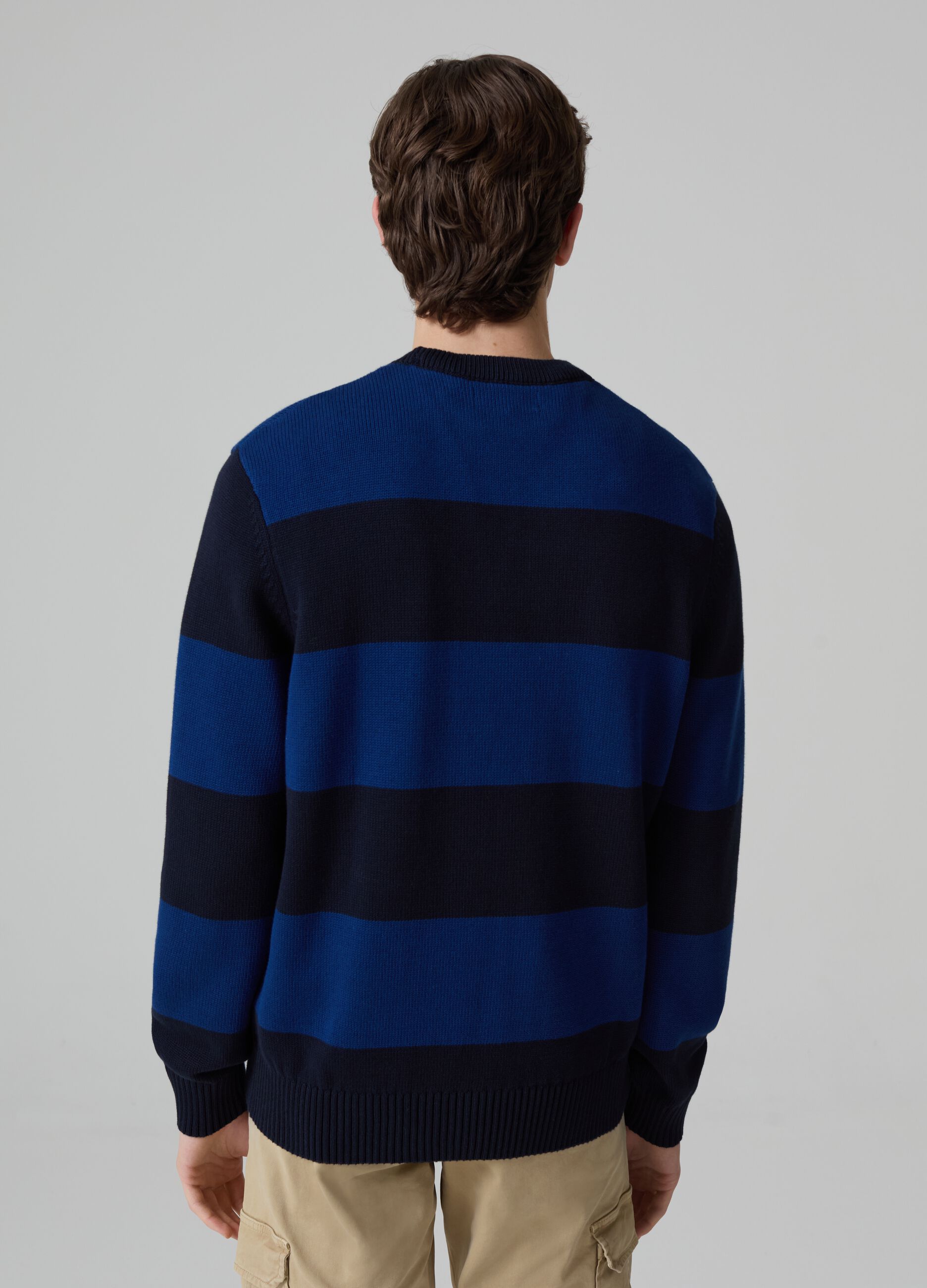 Striped cotton pullover_1