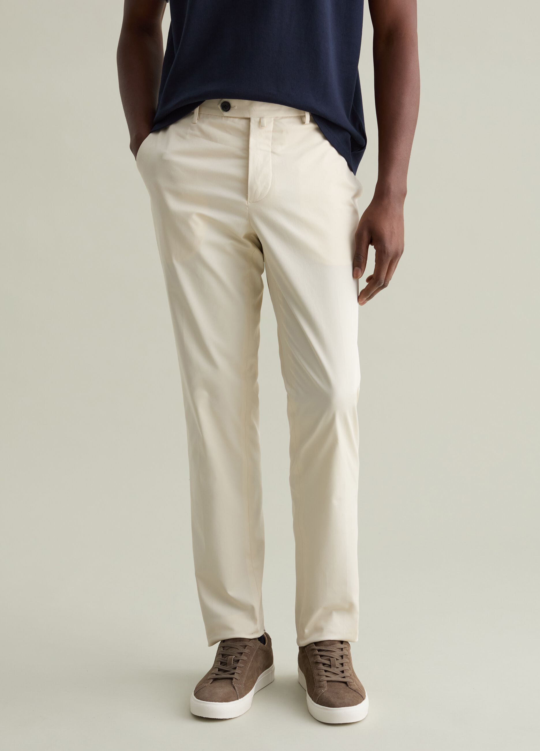 Chinos de algodón elástico