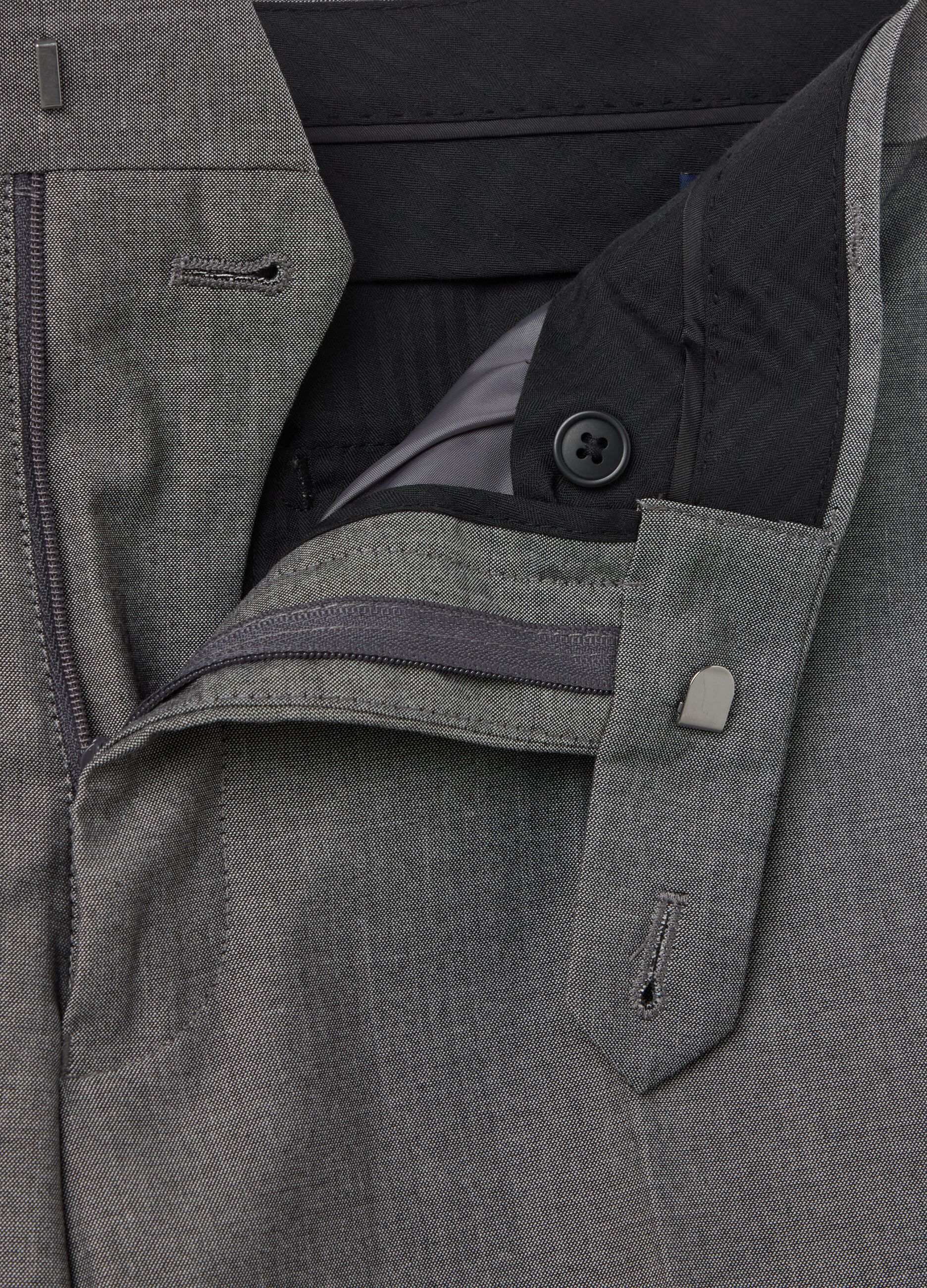 Pantalón regular fit en mezcla de viscosa