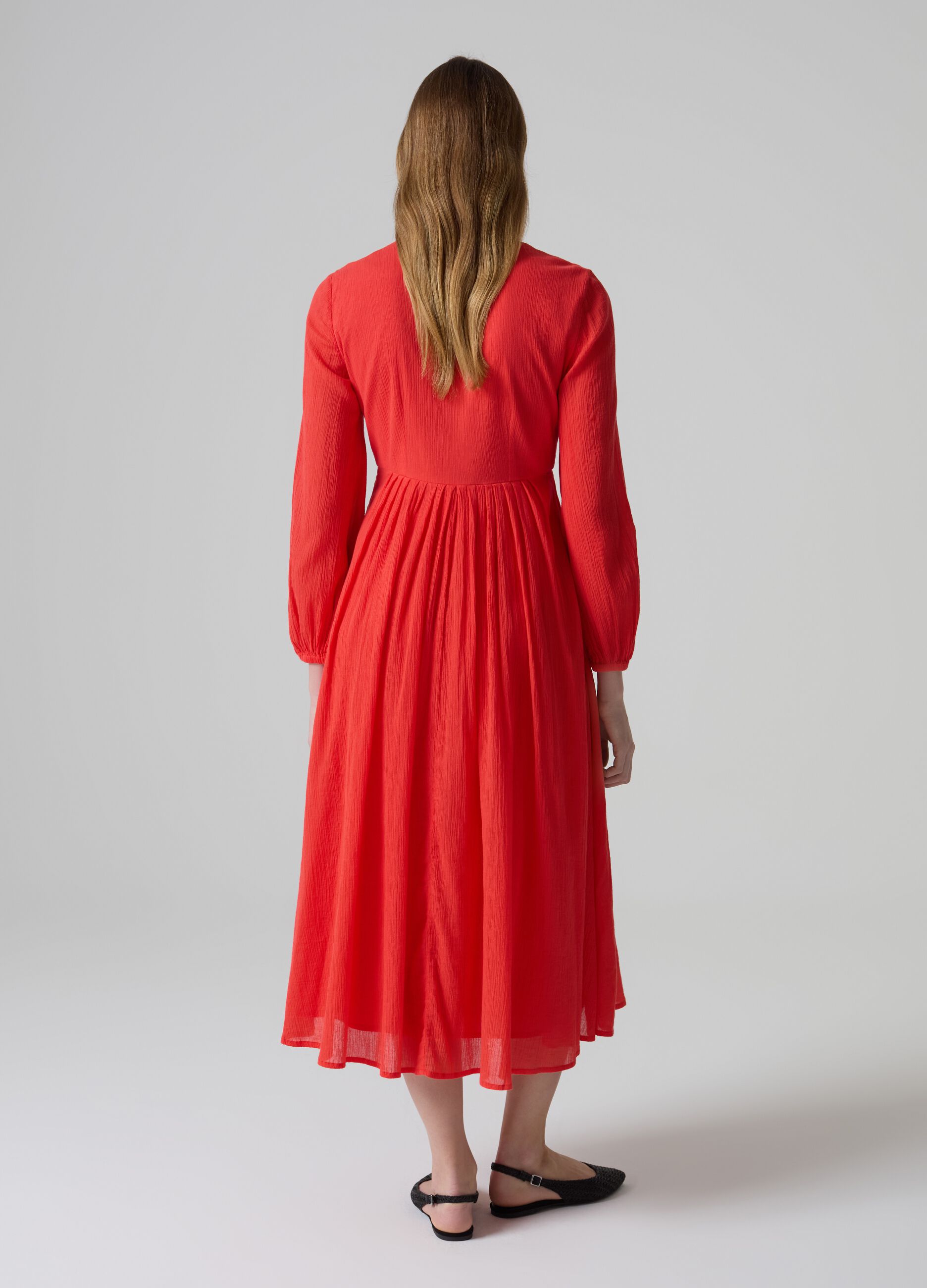 Long dress with laces and tassels_1