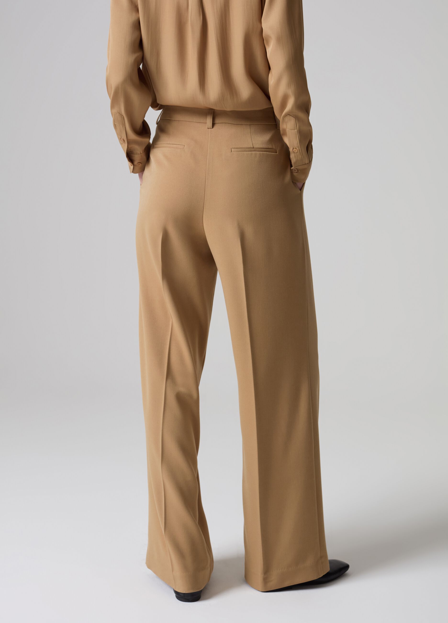 Pantalón palazzo wide leg Contemporary