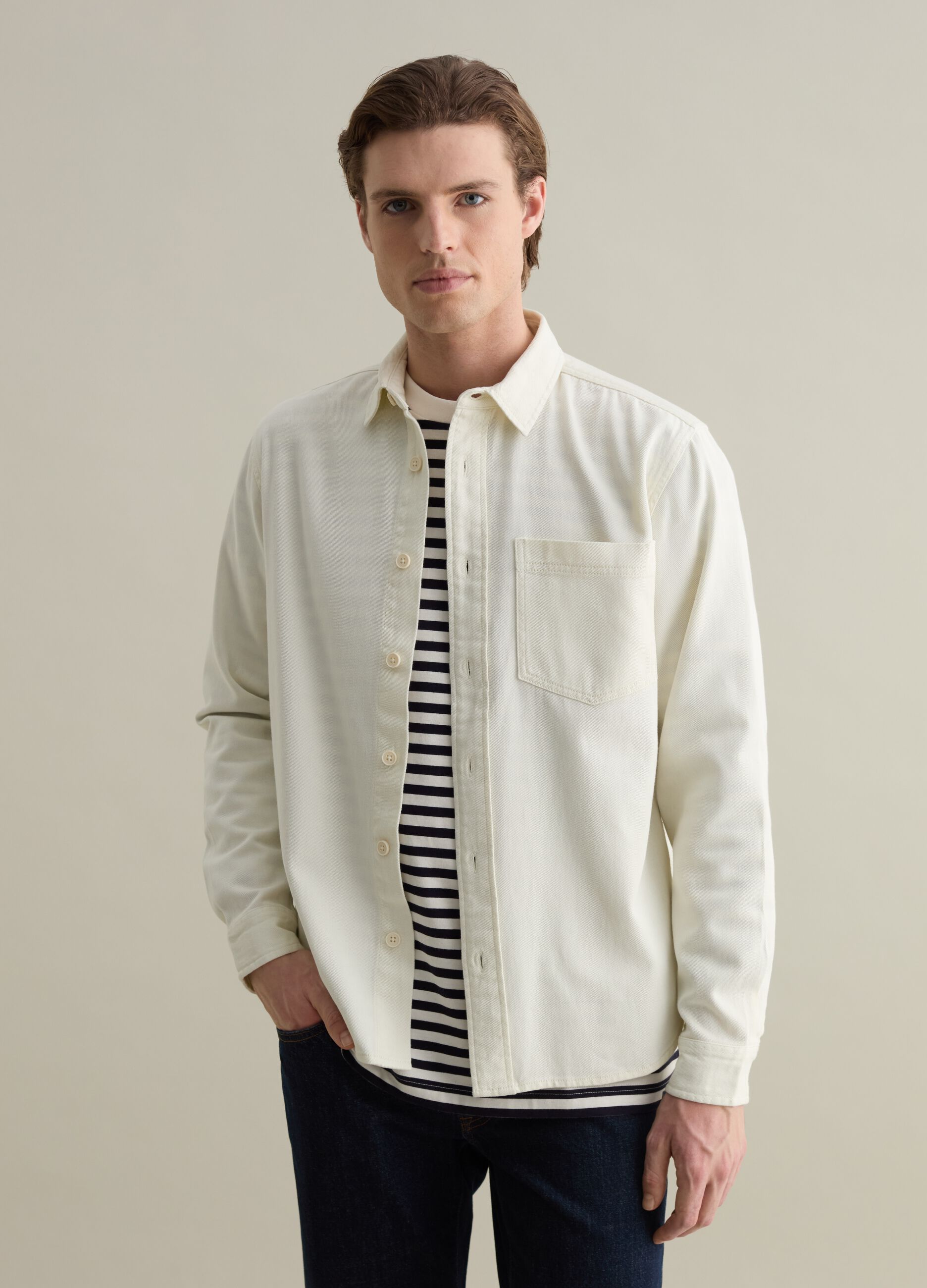 Cotton shacket