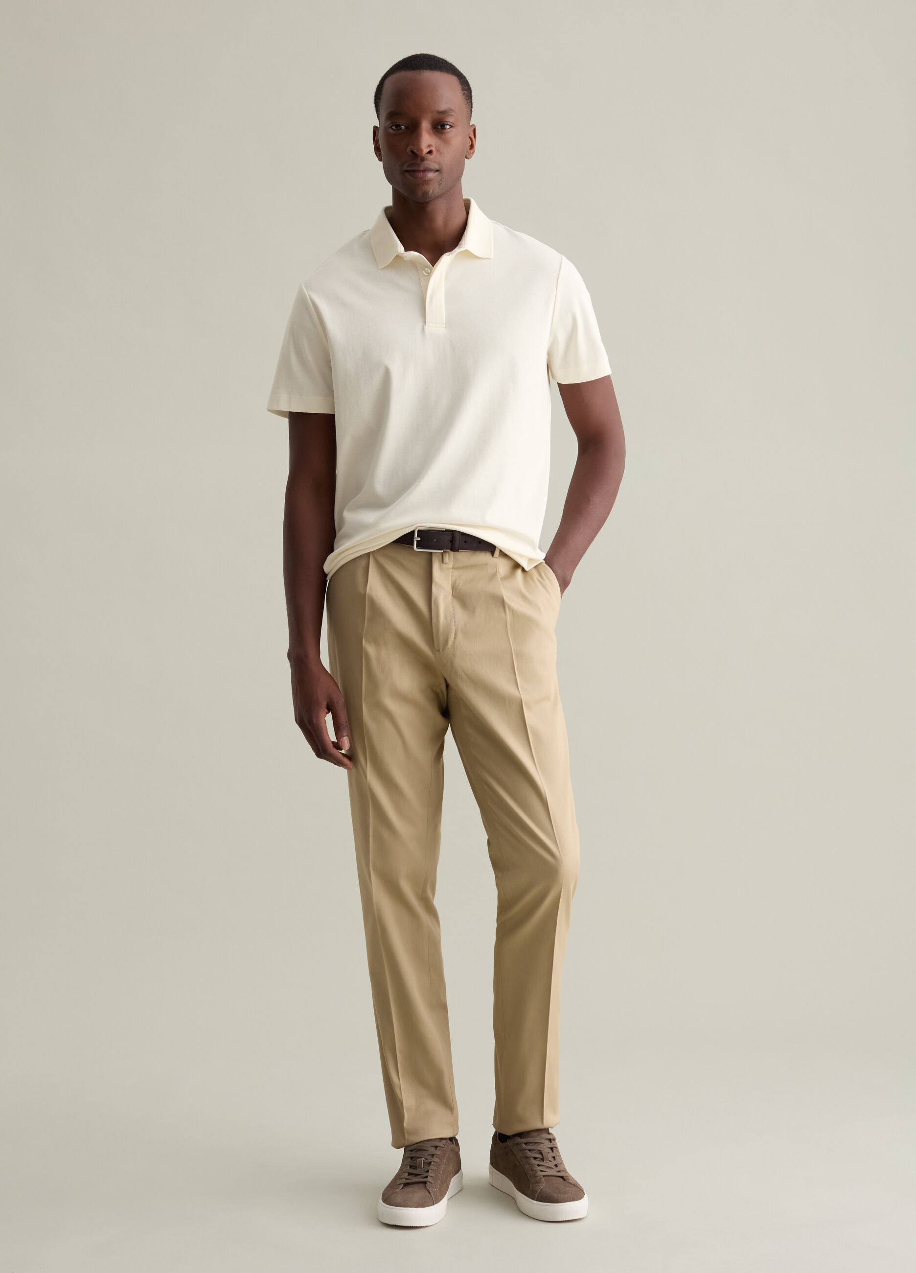 Suede belt