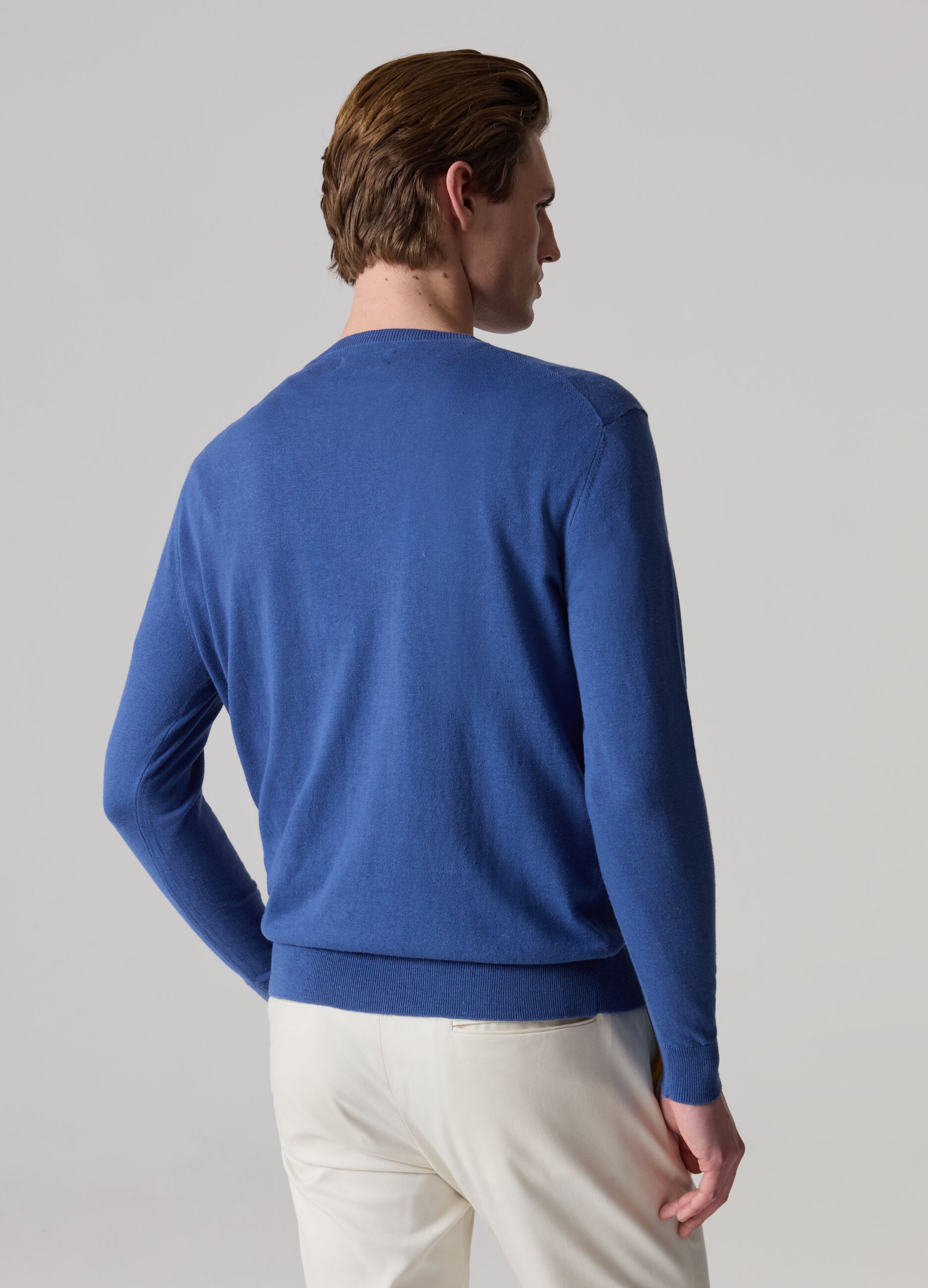 Contemporary pullover in cotton and hemp_2