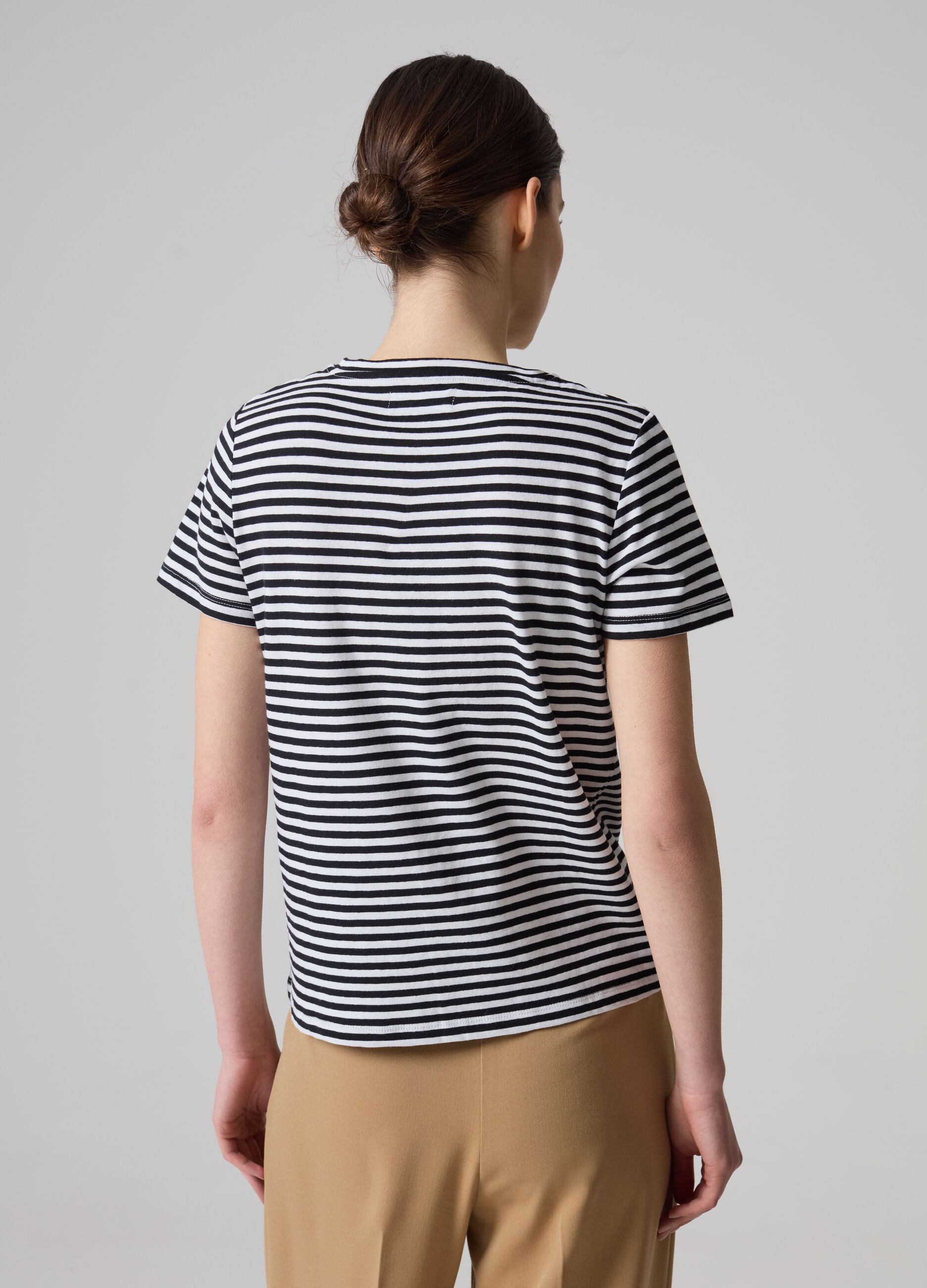 Contemporary striped T-shirt