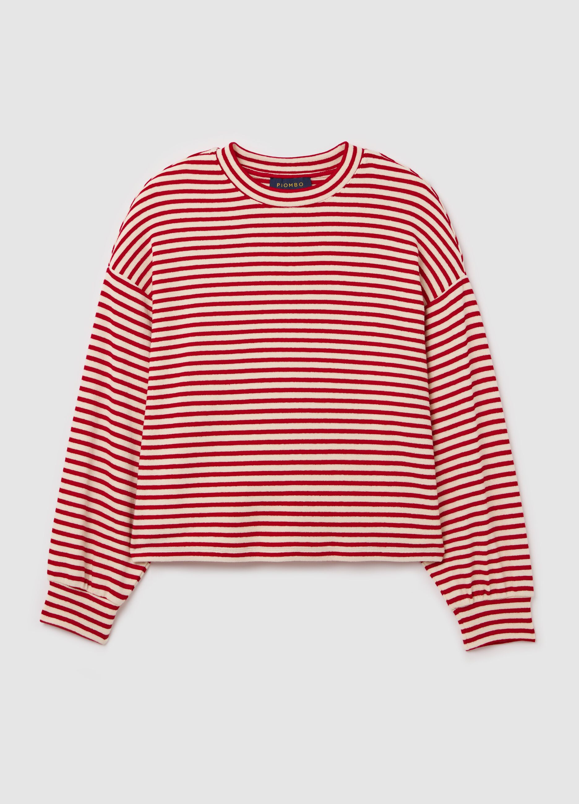 Sudadera de rayas finas