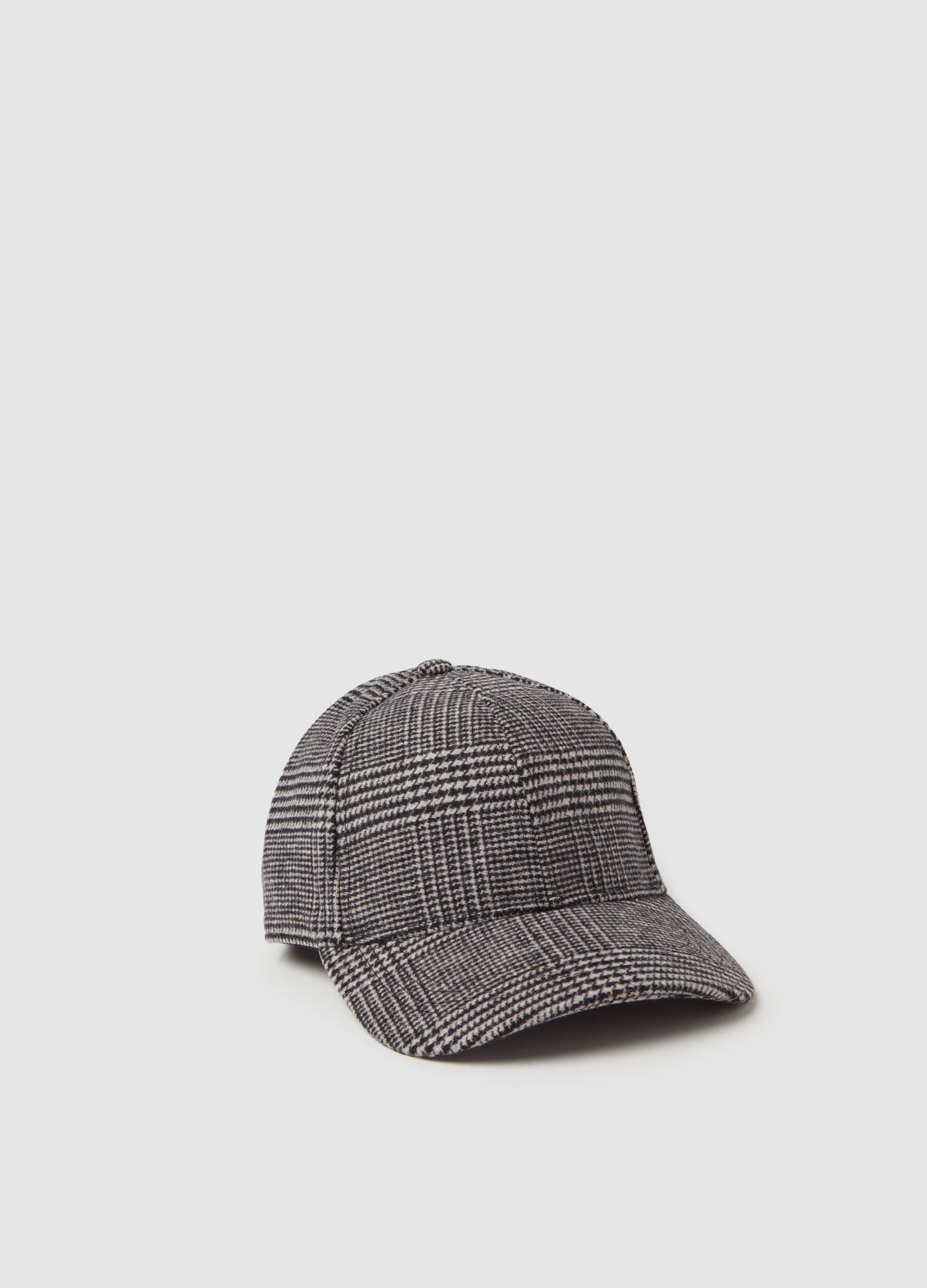 Houndstooth baseball cap on sale