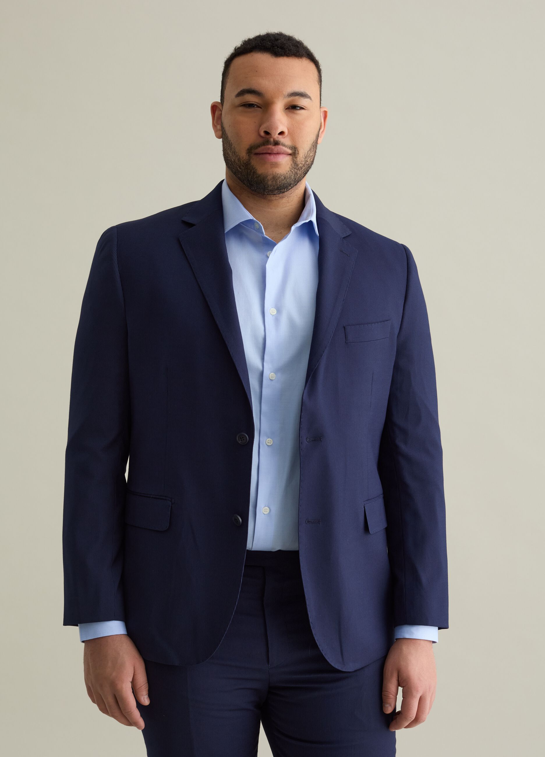 Blazer regular fit en mezcla viscosa