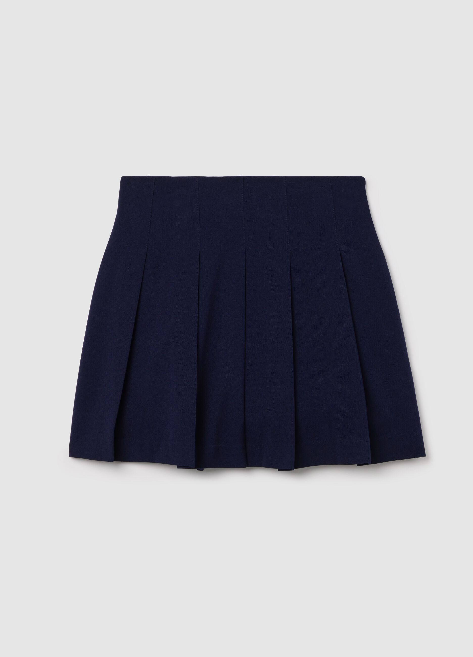 Pleated miniskirt