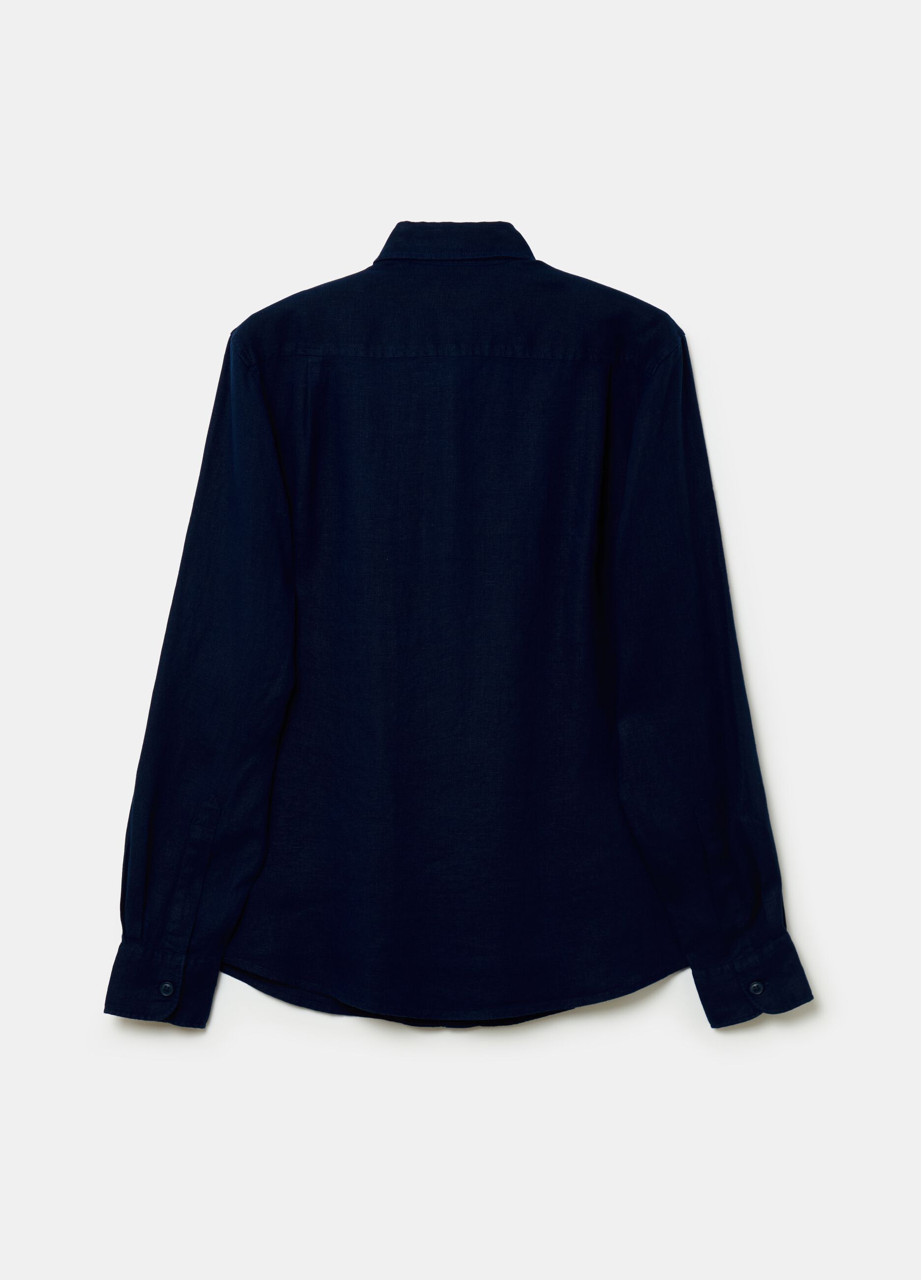 Regular-fit shirt in linen with pockets_4