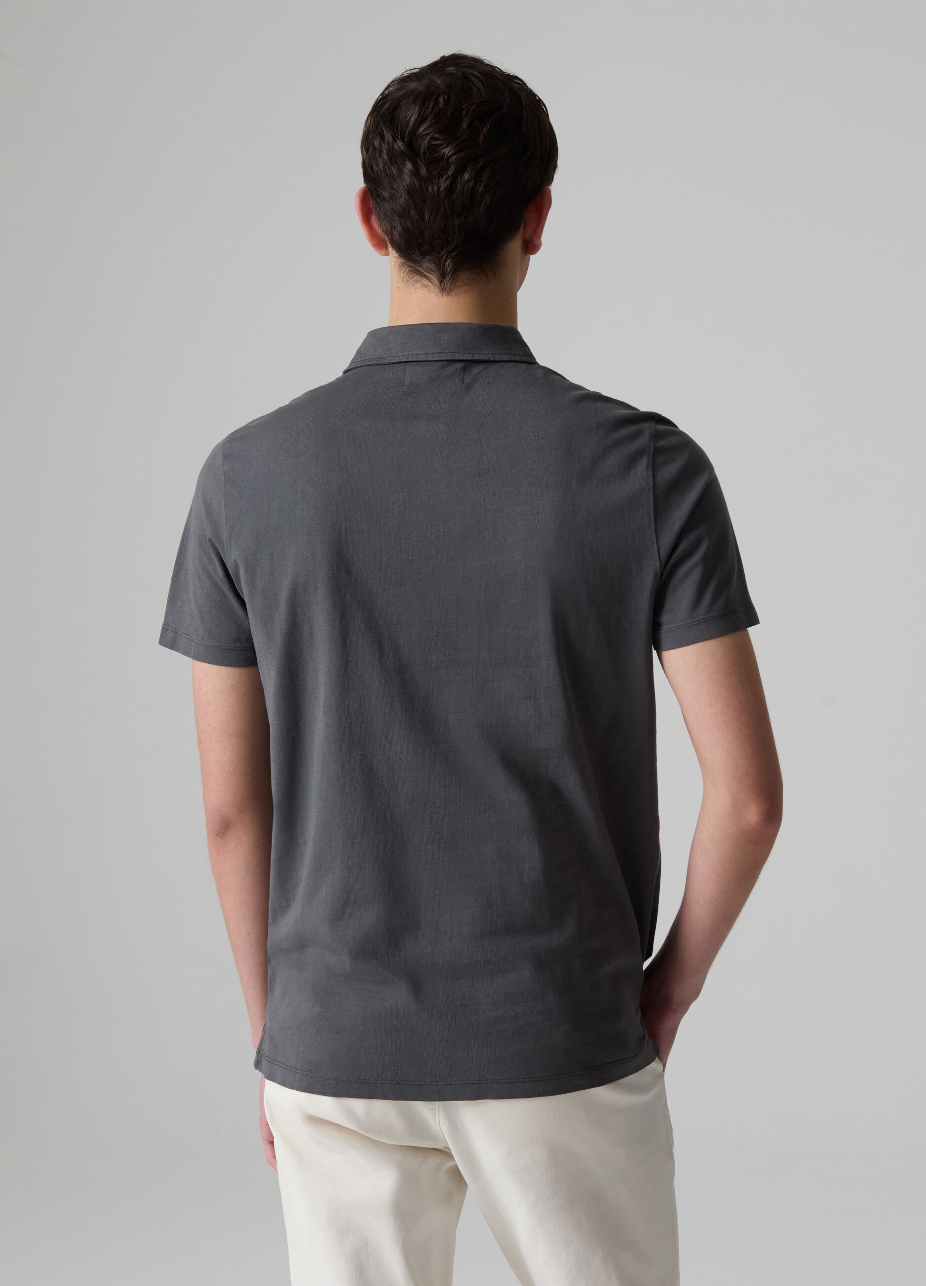 Jersey polo shirt with pocket_2