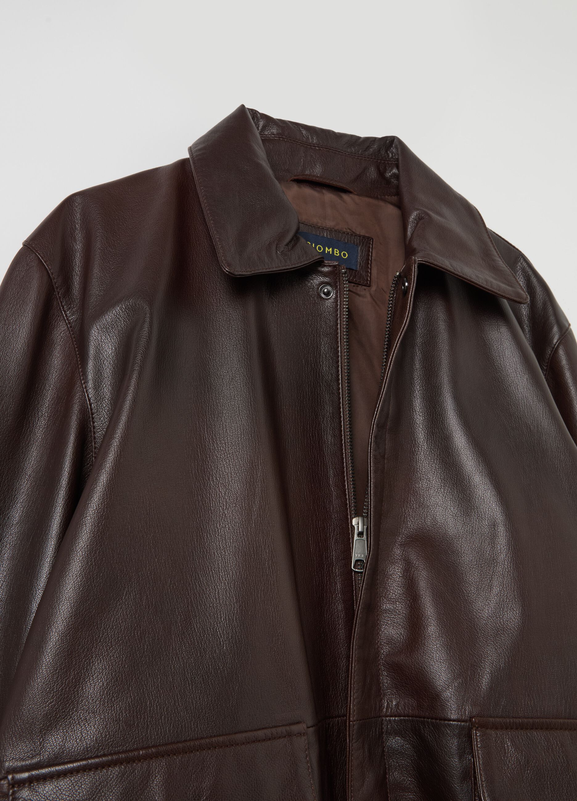 Man's Leather aviator jacket | PIOMBO