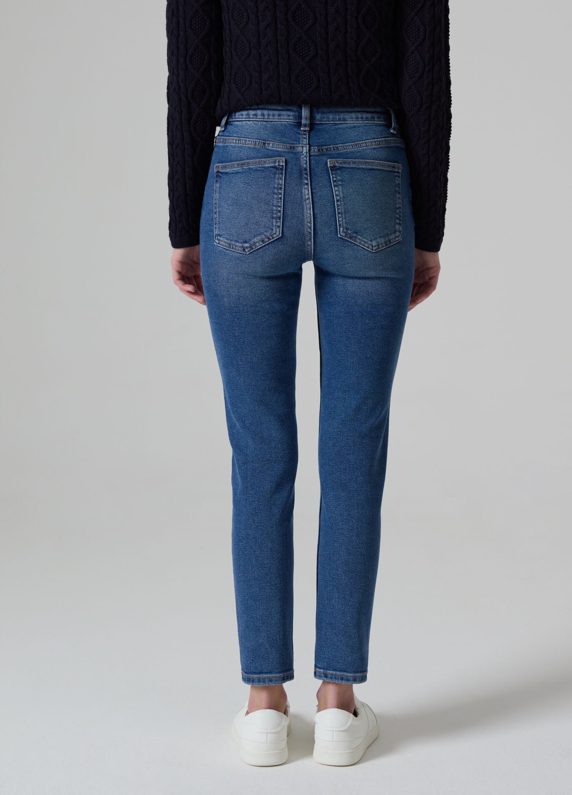 Skinny-fit stretch jeans