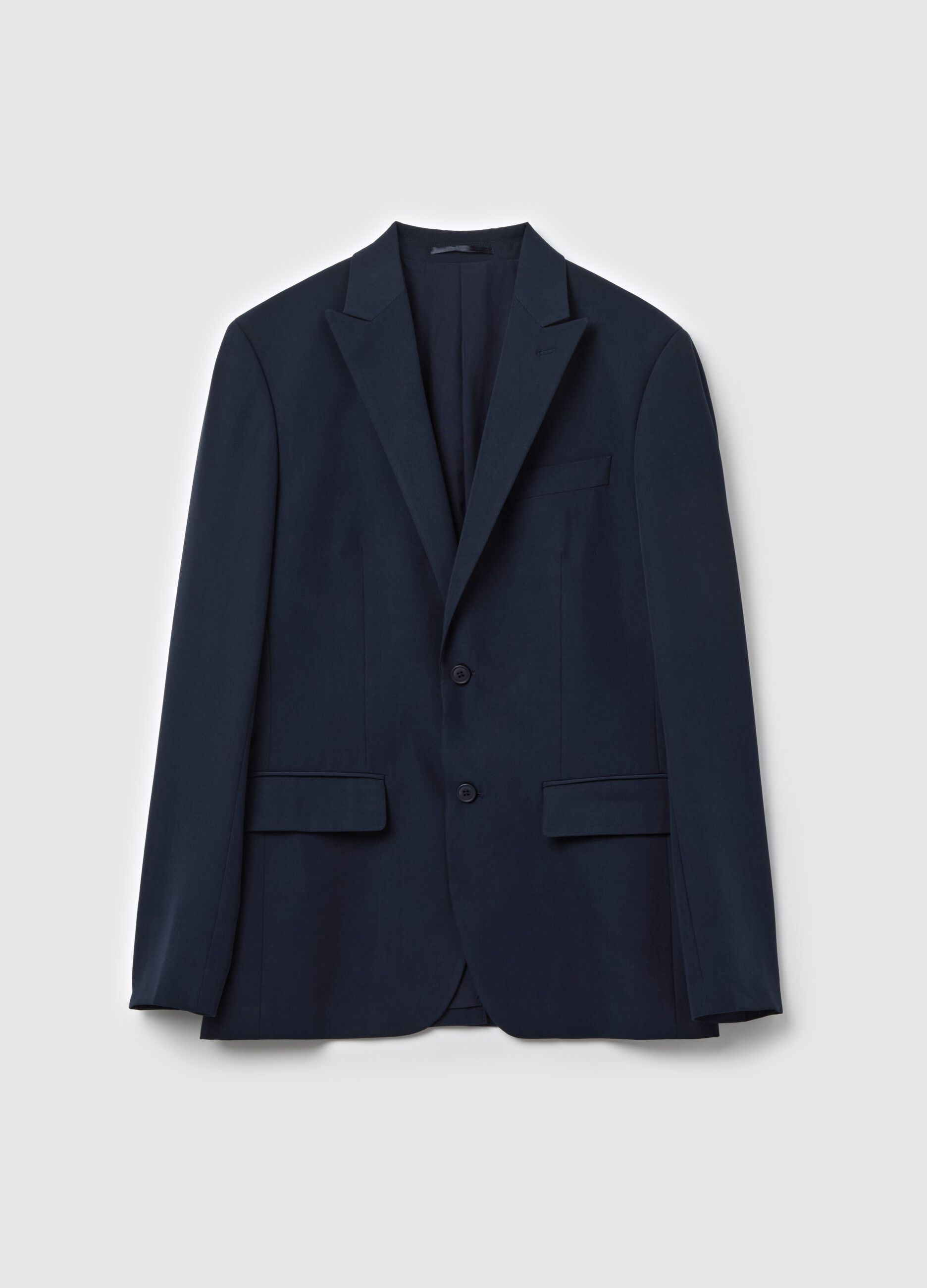 Single-breasted regular-fit blazer