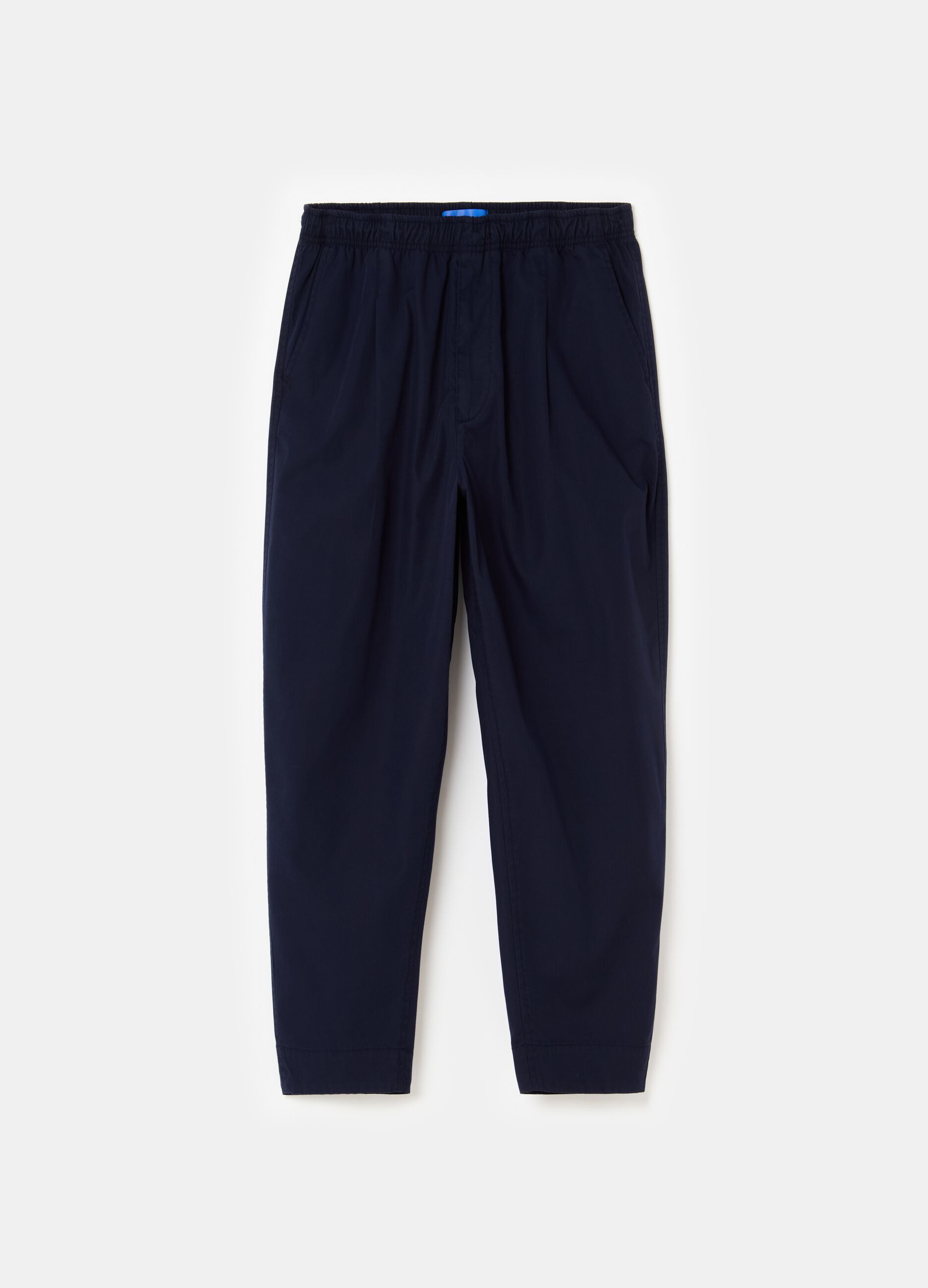 Selection solid colour straight-fit joggers