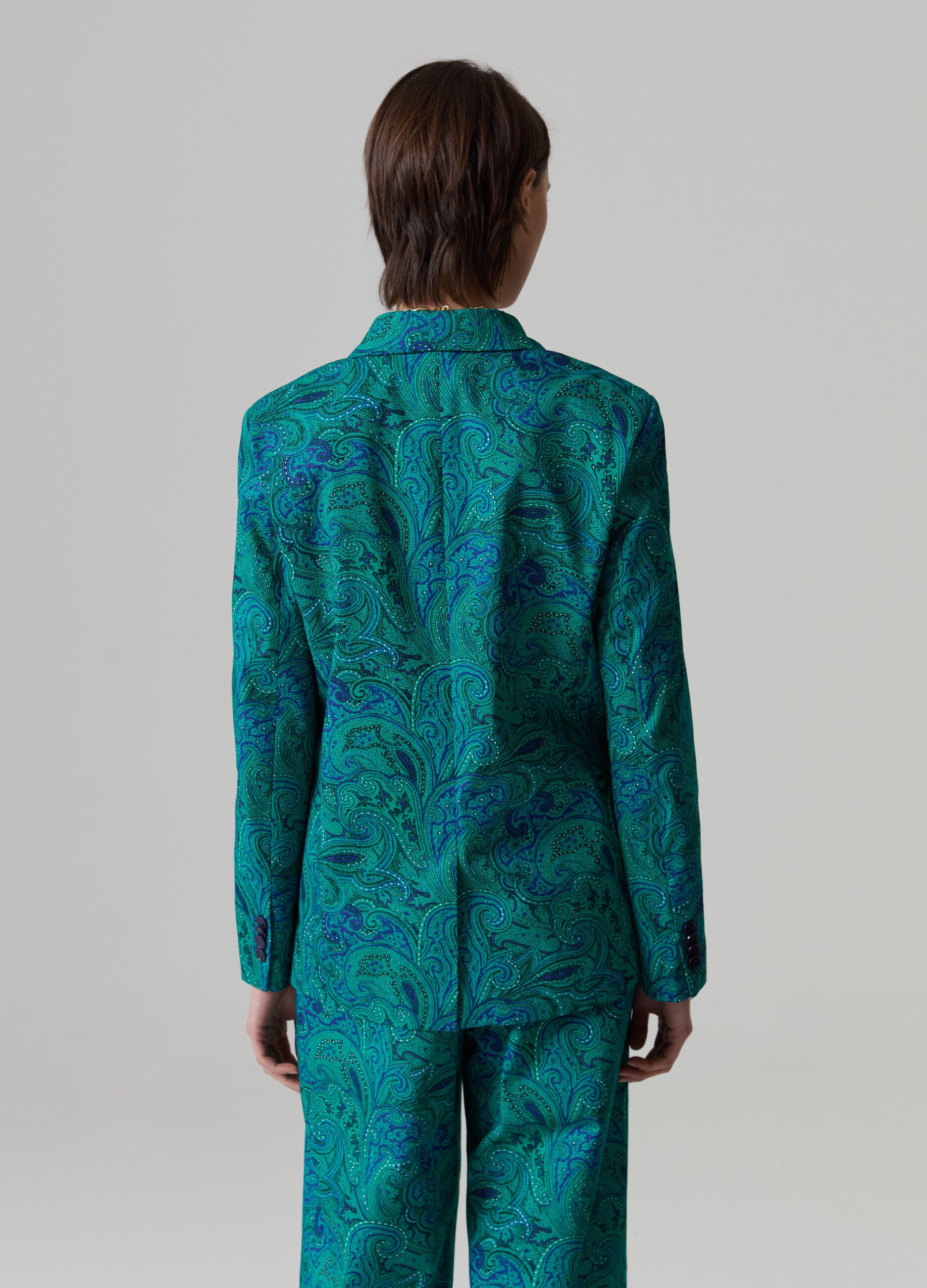 Single-breasted blazer with paisley pattern_1