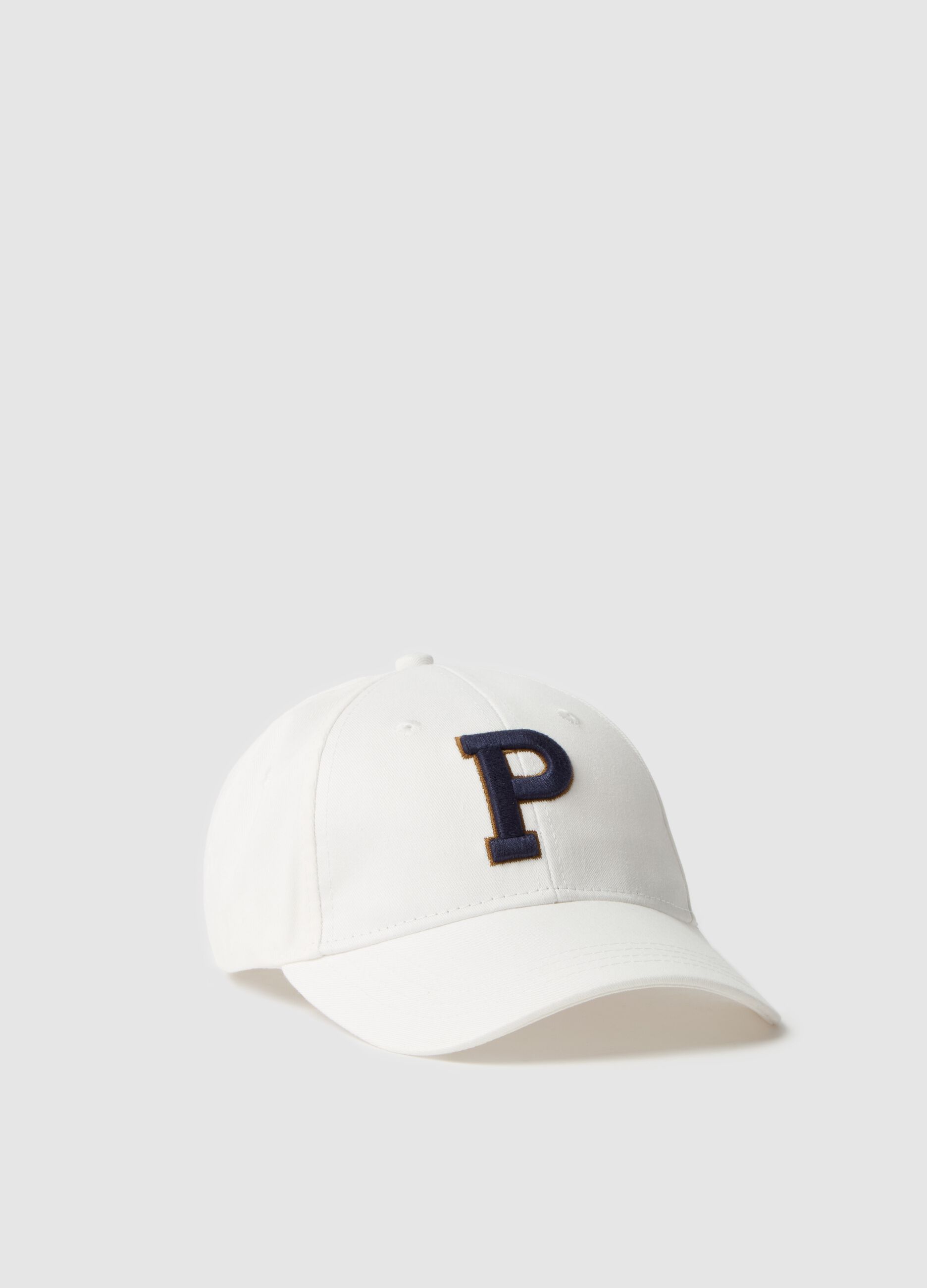 Baseball cap with embroidered logo