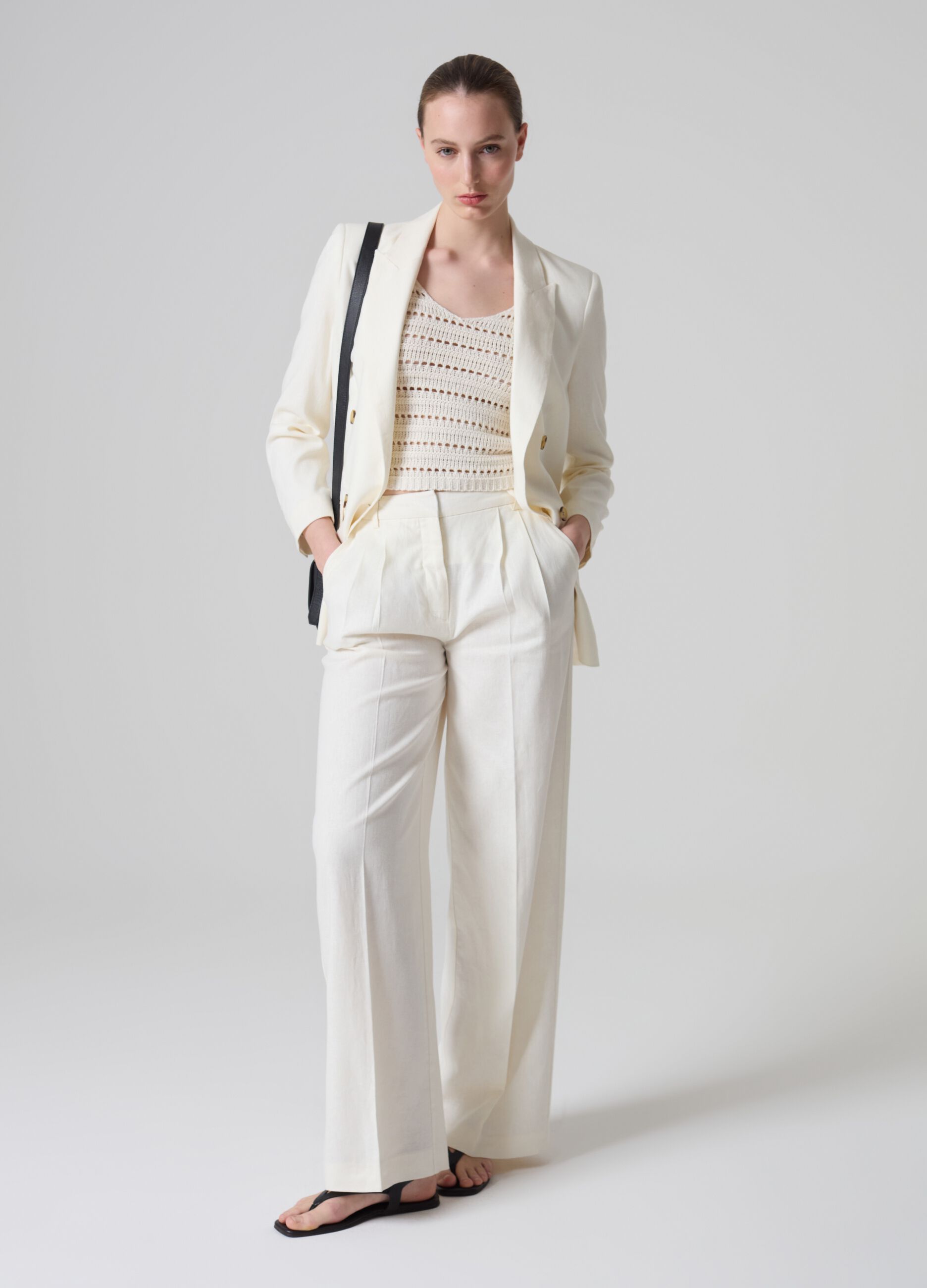 Contemporary wide-leg palazzo trousers_0