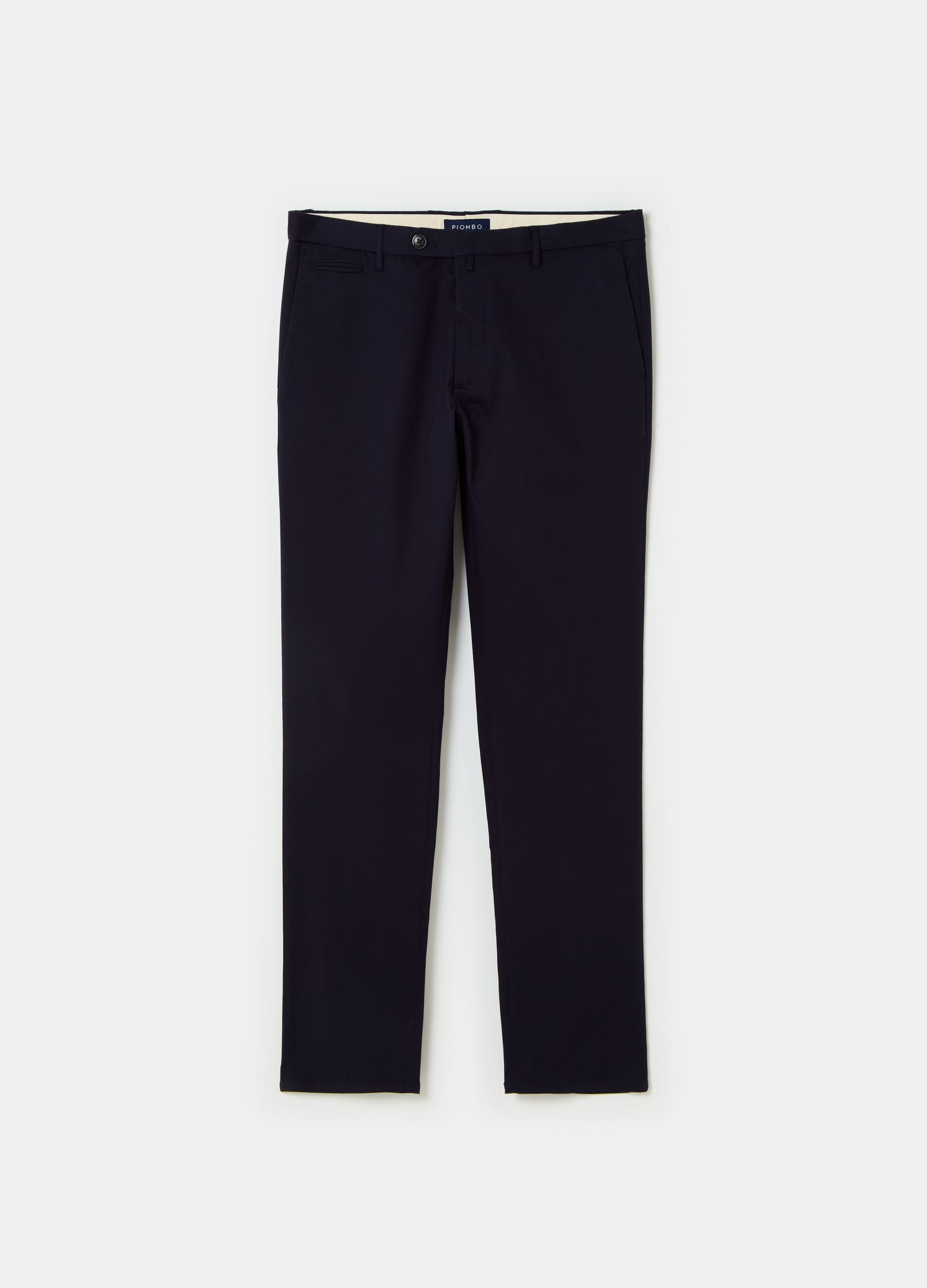 Contemporary chino trousers with five pockets